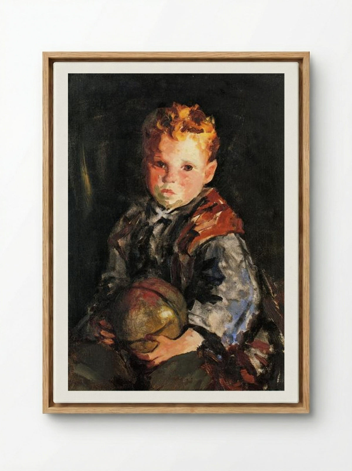 Young Anthony - Robert Henri - Framed Canvas Wood