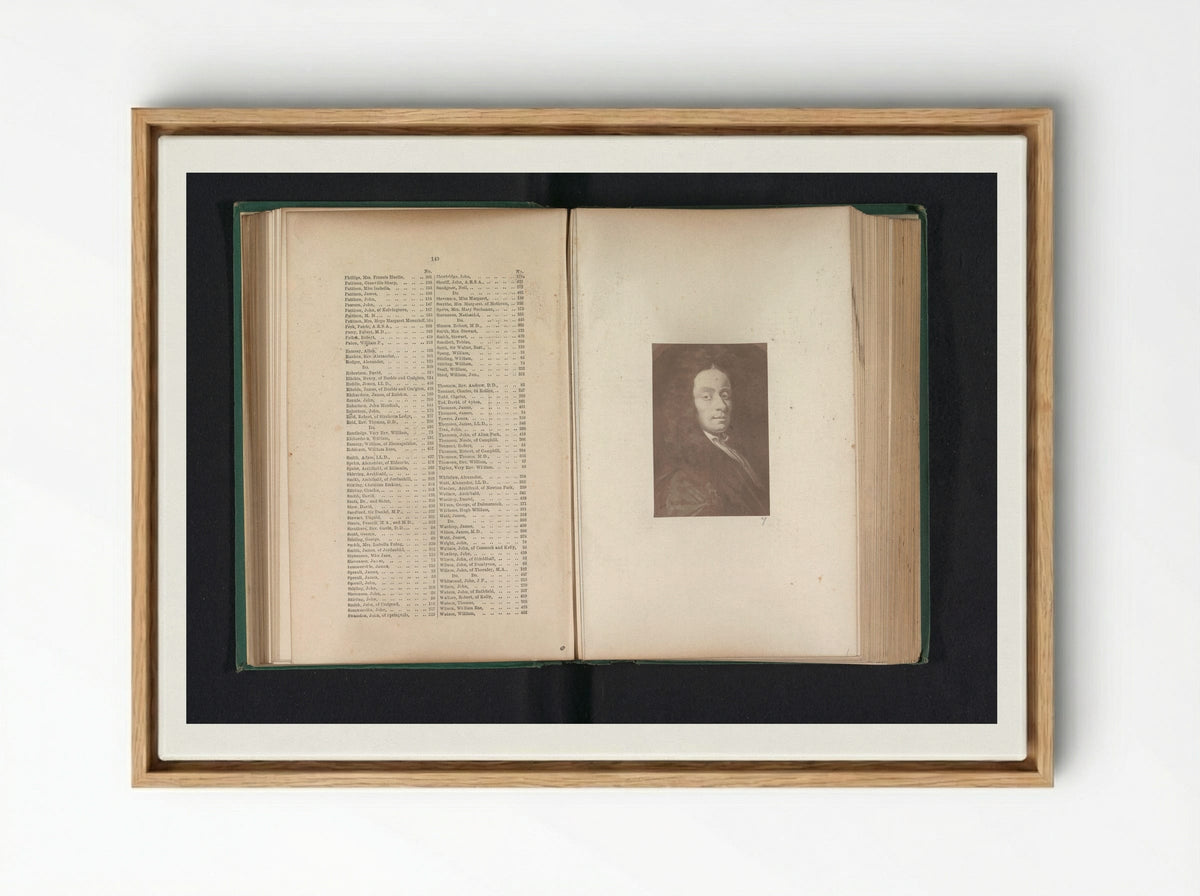 Portrait of John Spreull - Thomas Annan - Framed Canvas Wood
