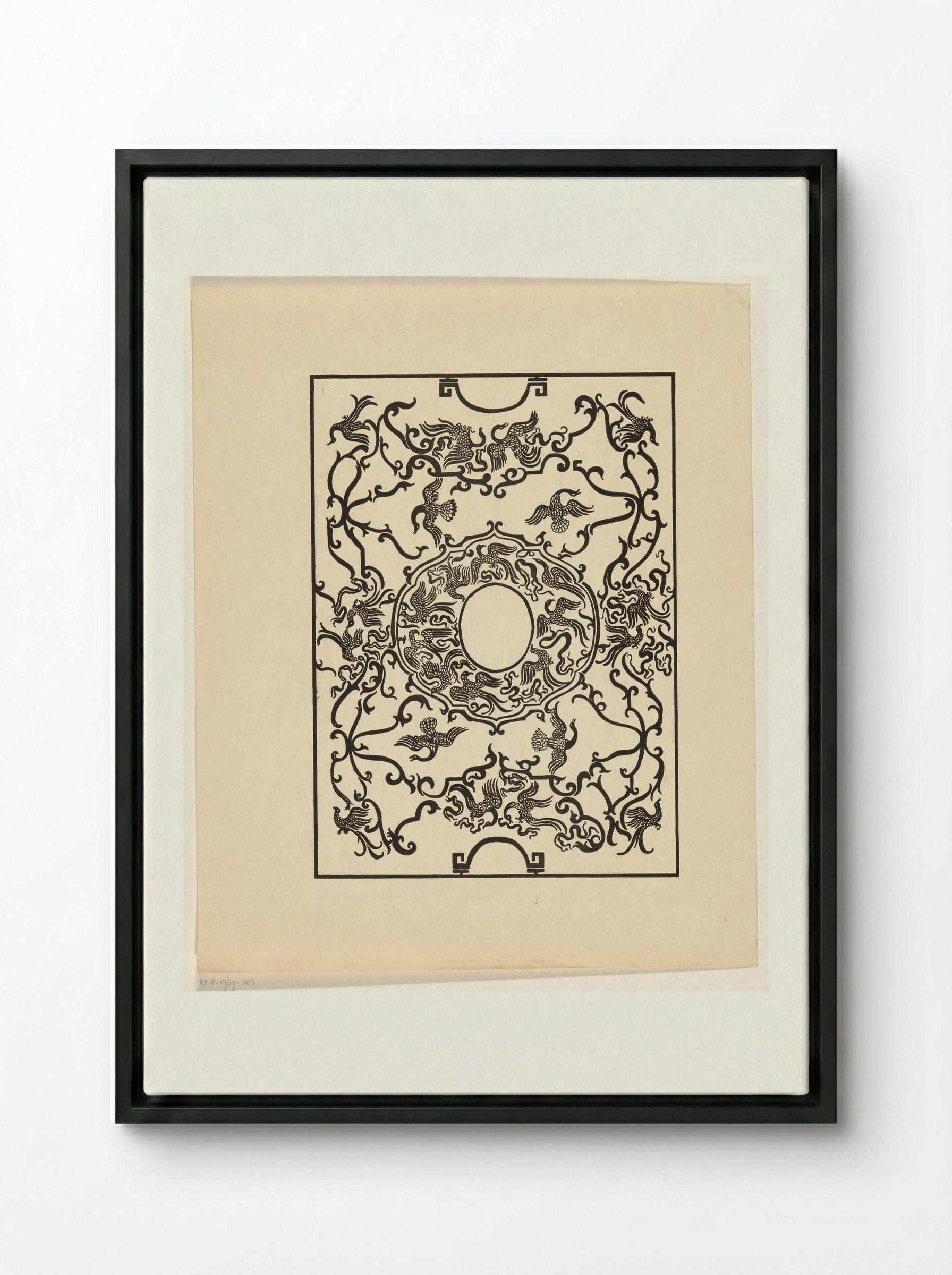 Bandontwerp voor: L'art hollandais - Carel Adolph Lion Cachet - Framed Canvas Black