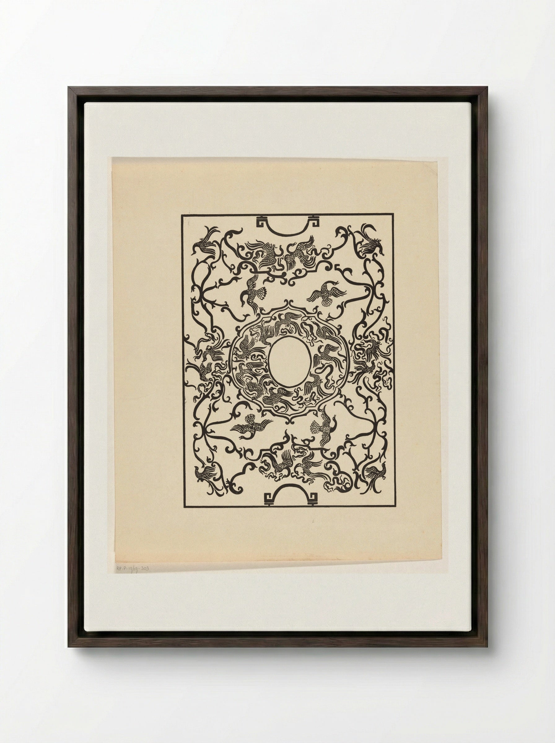 Bandontwerp voor: L'art hollandais - Carel Adolph Lion Cachet - Framed Canvas Dark Wood