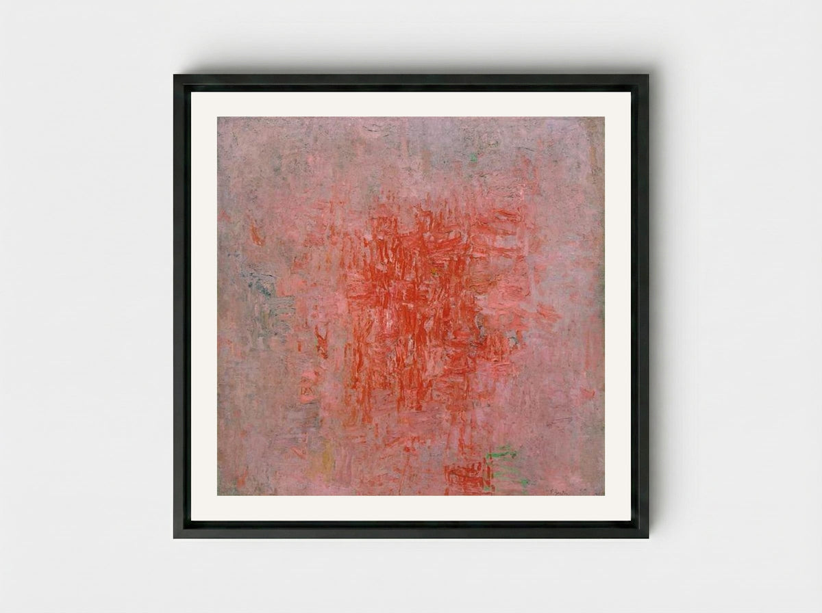 Zone - Philip Guston - Framed Canvas Black