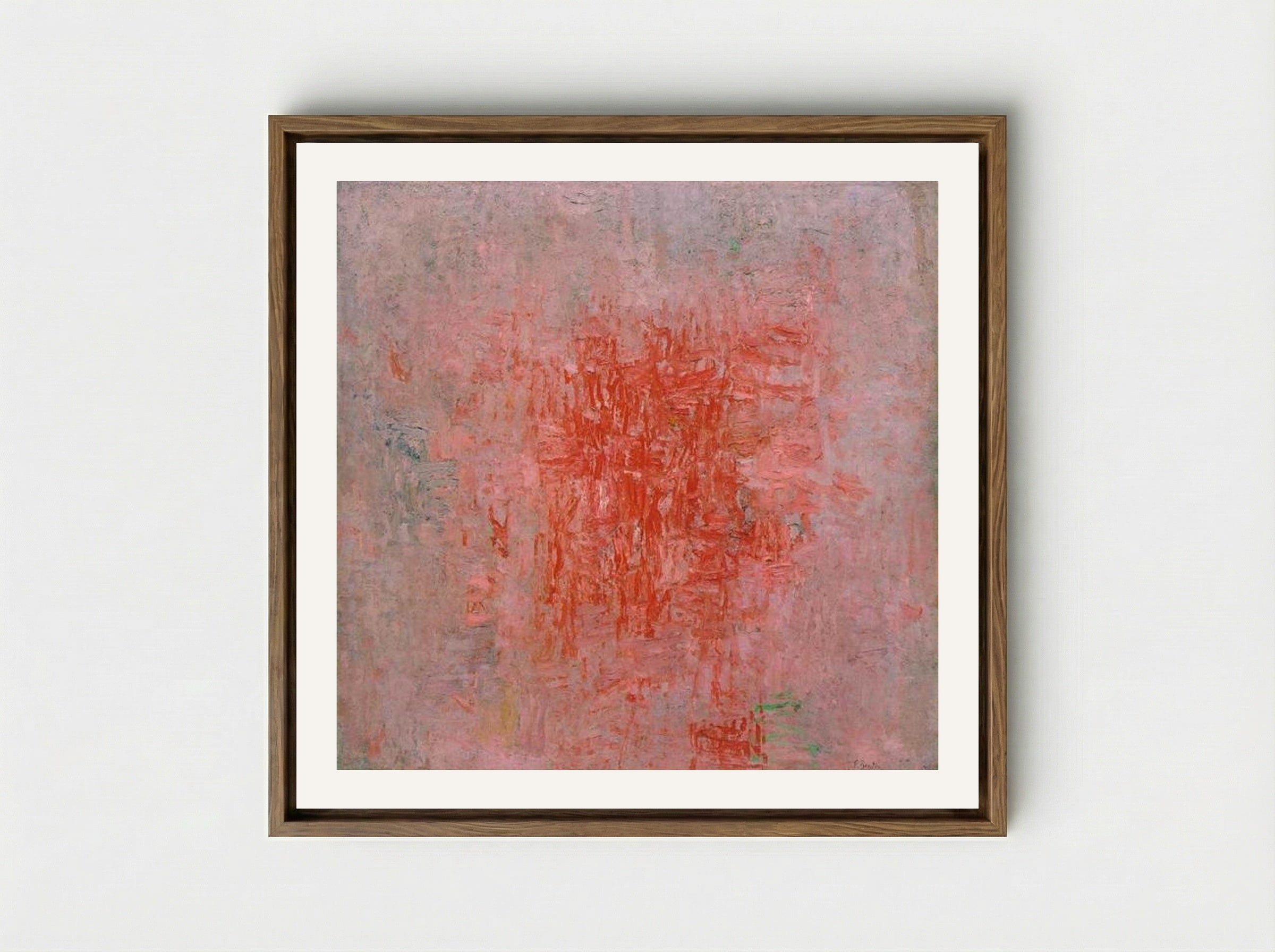 Zone - Philip Guston - Framed Canvas Wood
