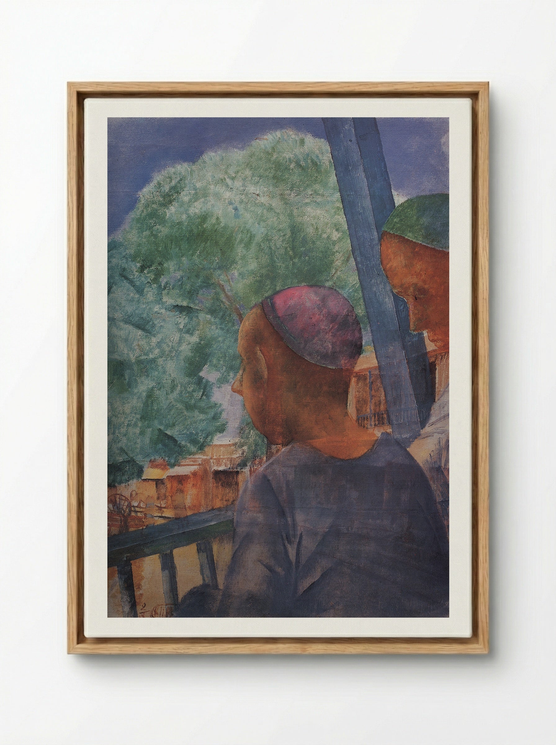 Samarkand - Kuzma Petrov-Vodkin - Framed Canvas Wood