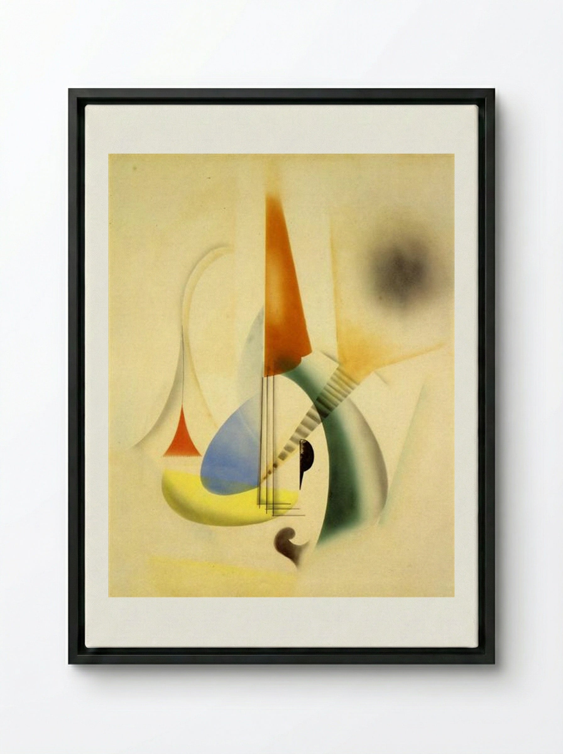 Jazz - Man Ray - Framed Canvas Black