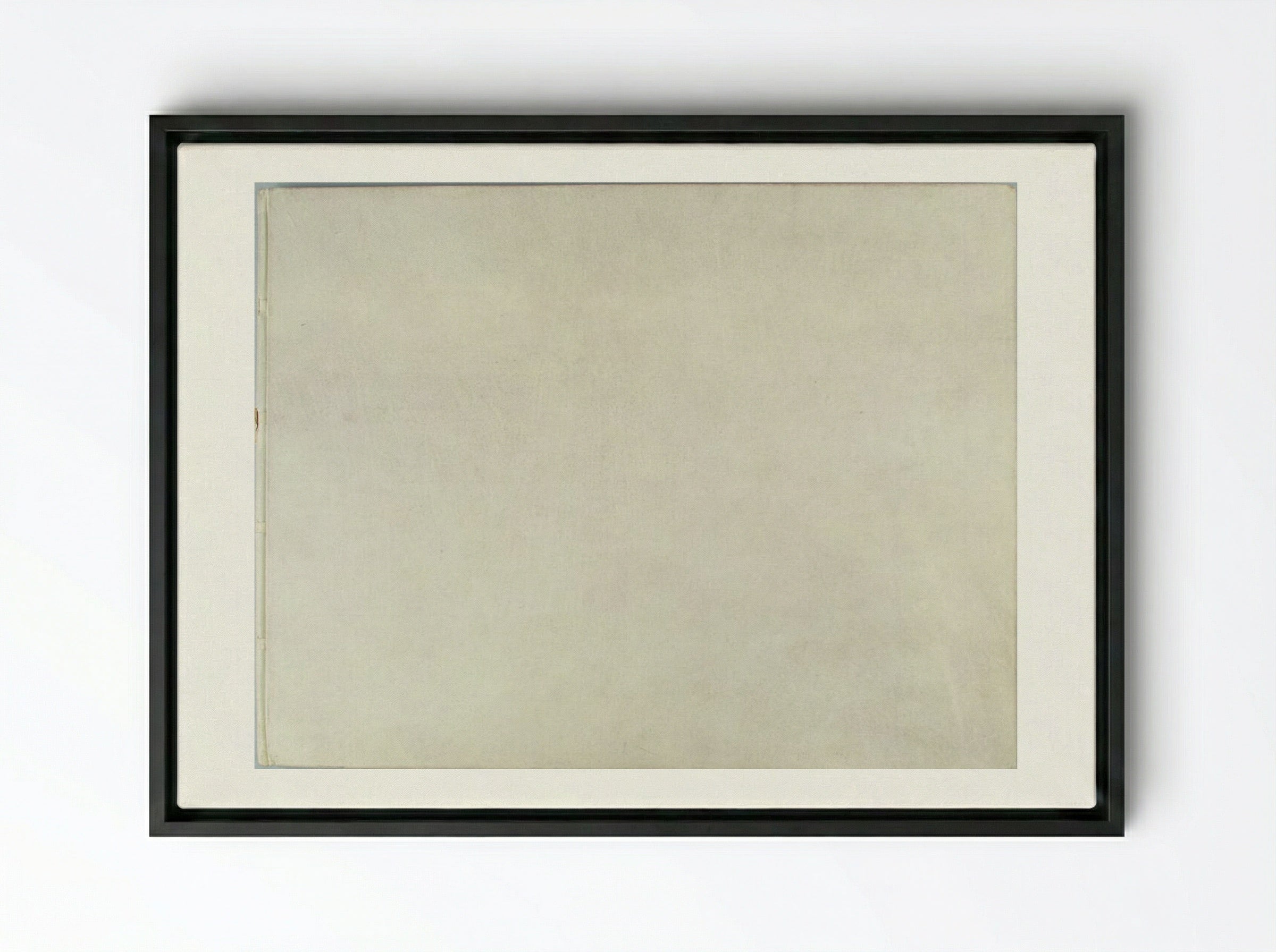 Portfolio cover from The Transformations of God - Ernst Barlach - Framed Canvas Black