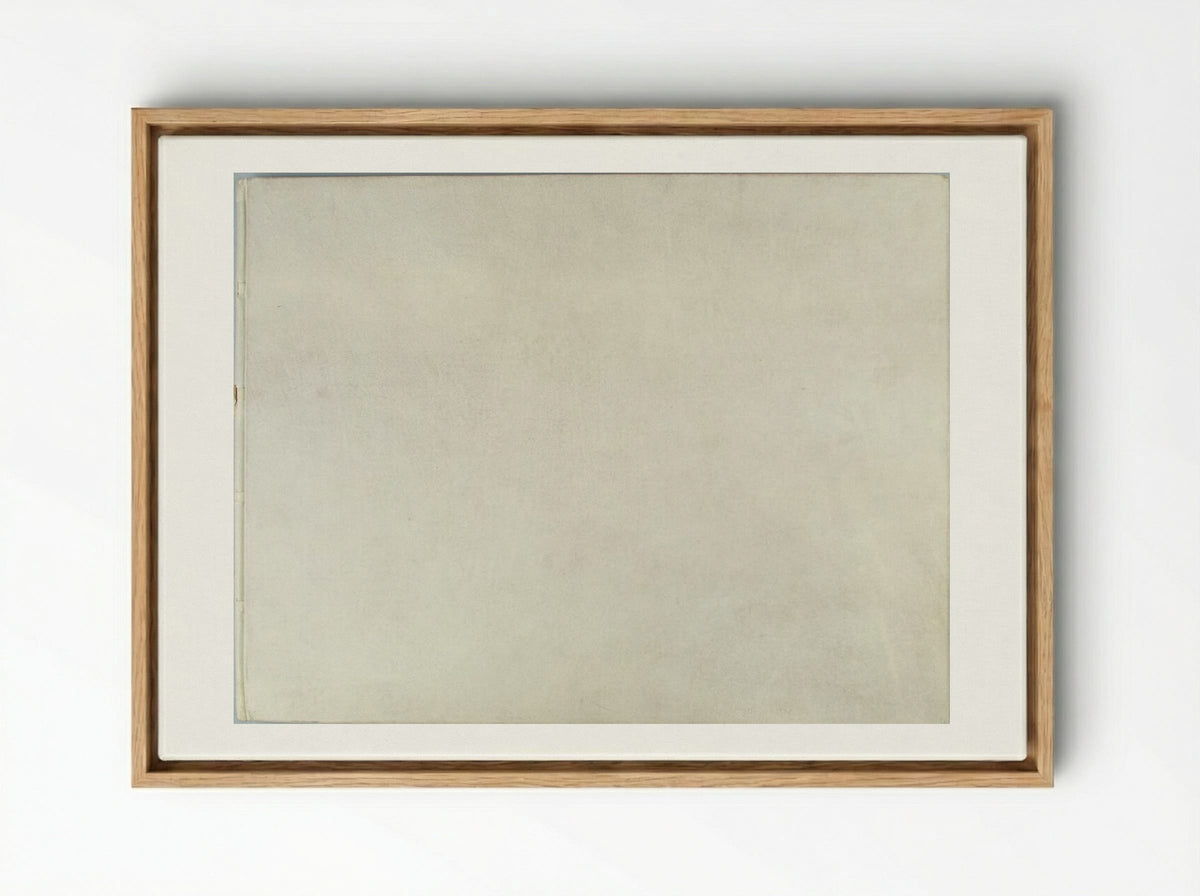 Portfolio cover from The Transformations of God - Ernst Barlach - Framed Canvas Wood
