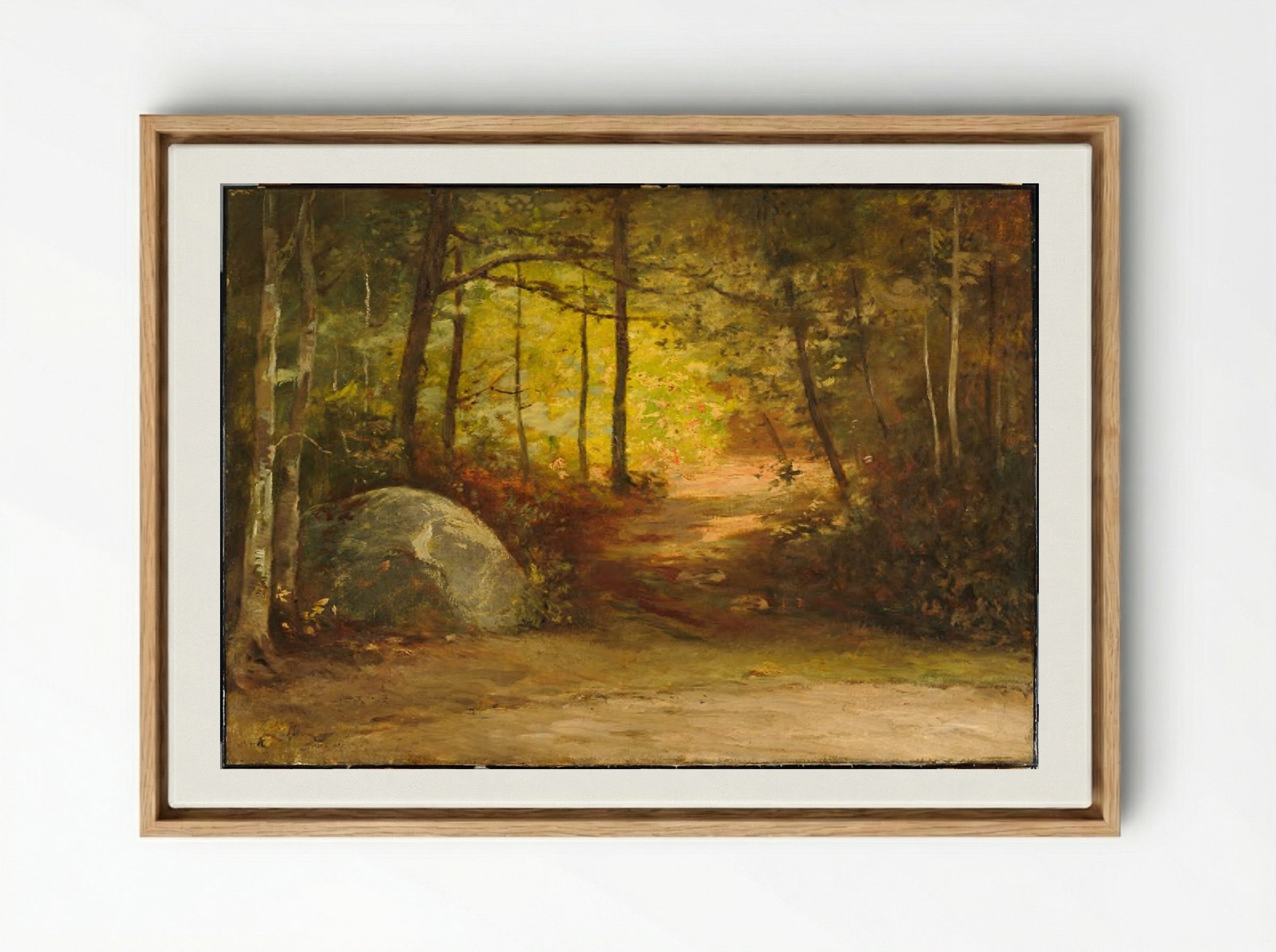 The Gypsies' Parlor - William Morris Hunt - Framed Canvas Wood