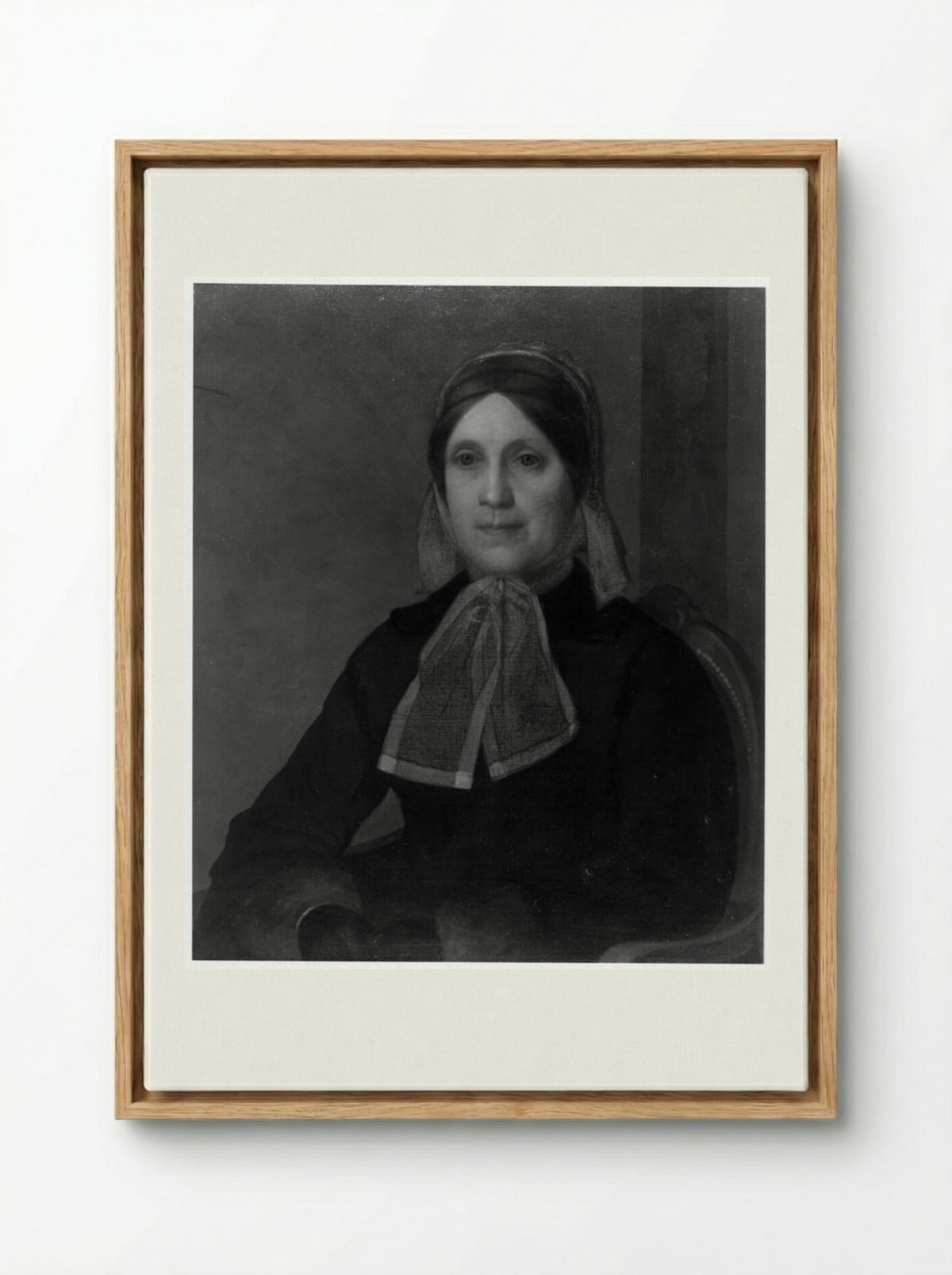 Catharine Jane Eliot Norton (Mrs. Andrews Norton) - Fine Art Print - Framed Canvas Wood
