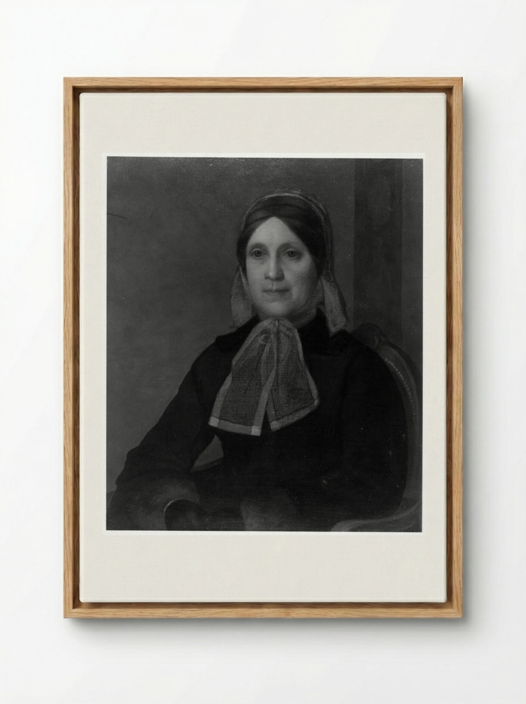 Catharine Jane Eliot Norton (Mrs. Andrews Norton) - Fine Art Print - Framed Canvas Wood