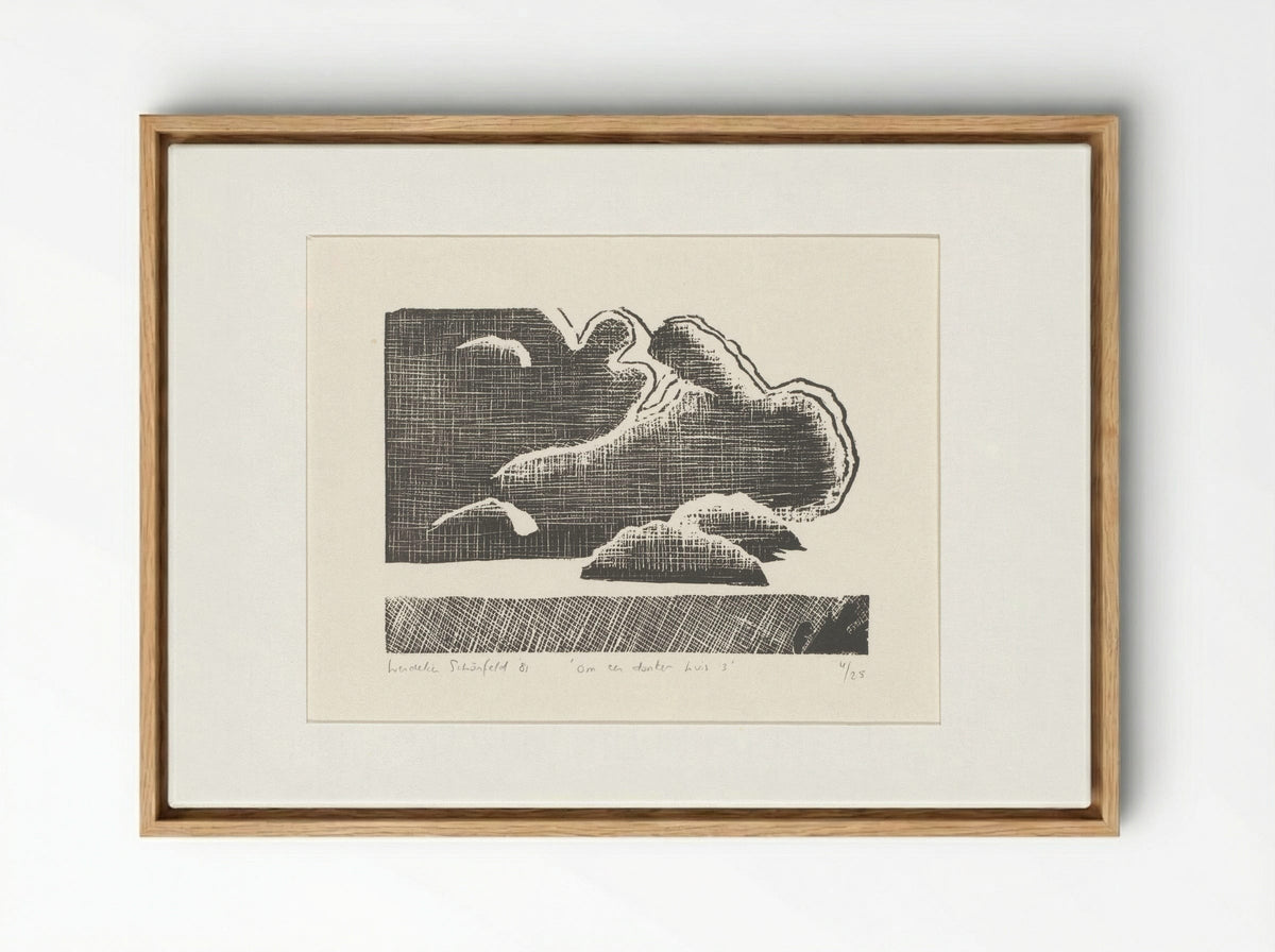 Om een donker huis 3 - Wendelin Schönfeld - Framed Canvas Wood