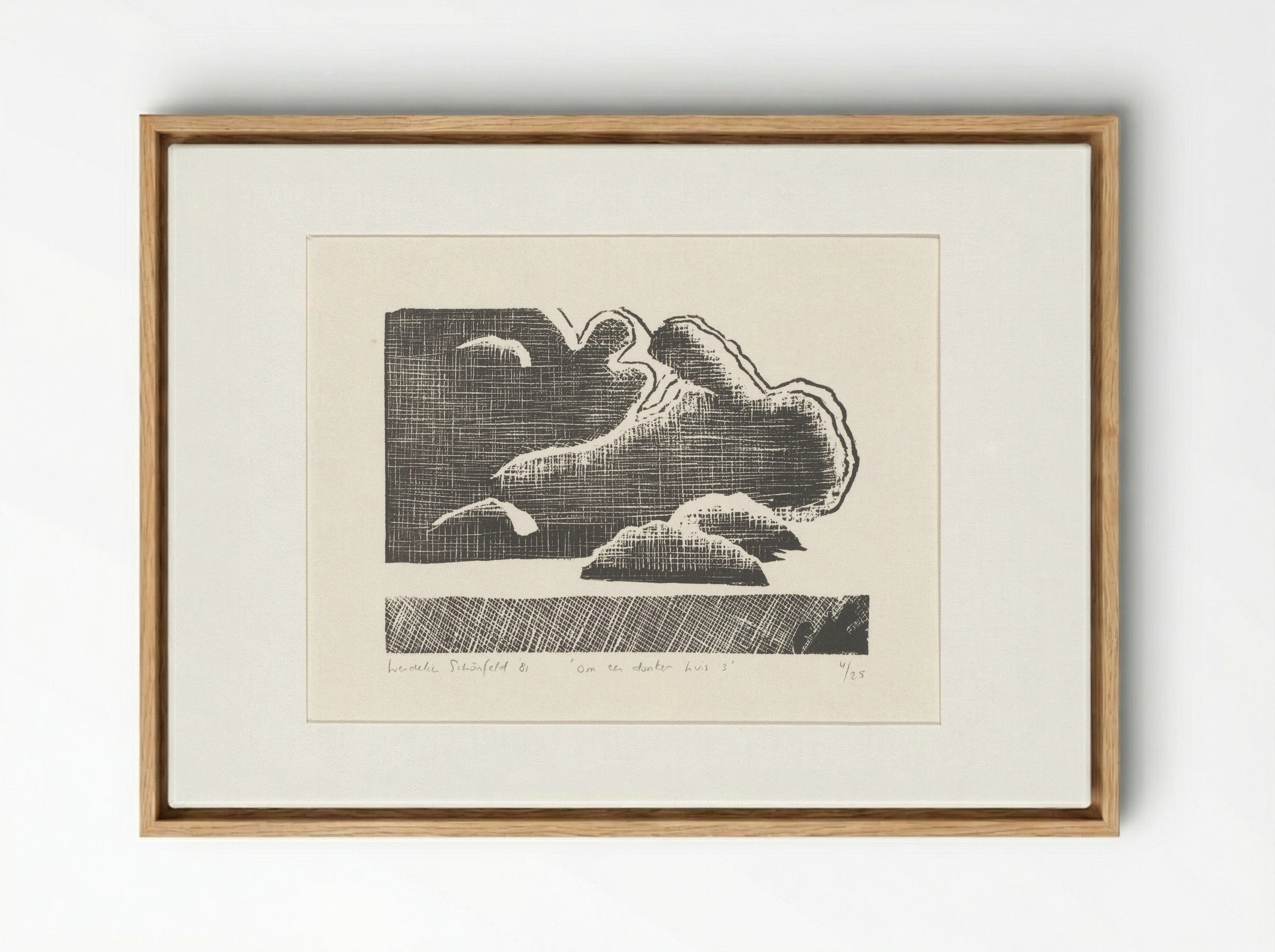 Om een donker huis 3 - Wendelin Schönfeld - Framed Canvas Wood