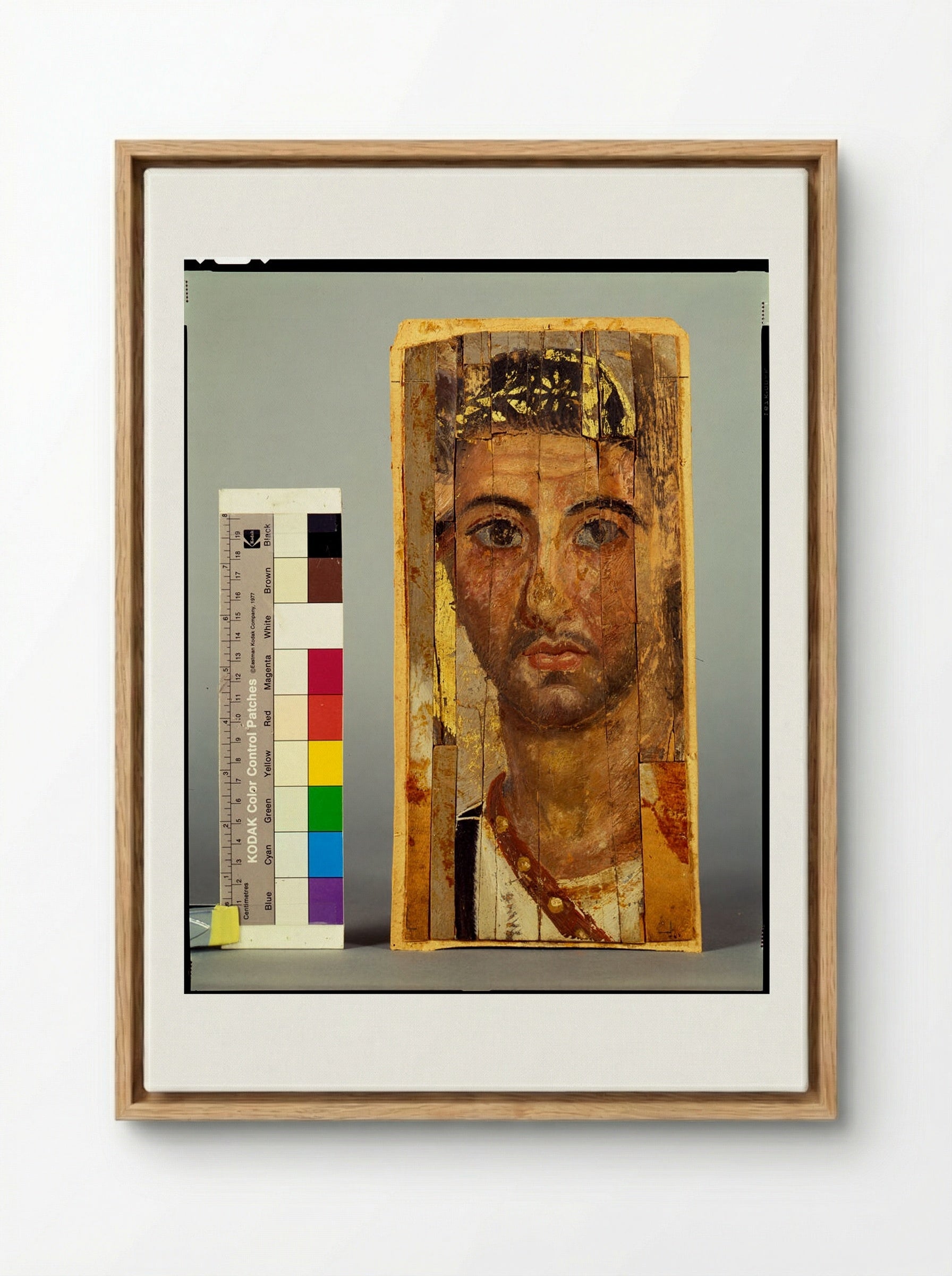 Untitled (Composite Portrait of a Man) - Fine Art Print - Framed Canvas Wood