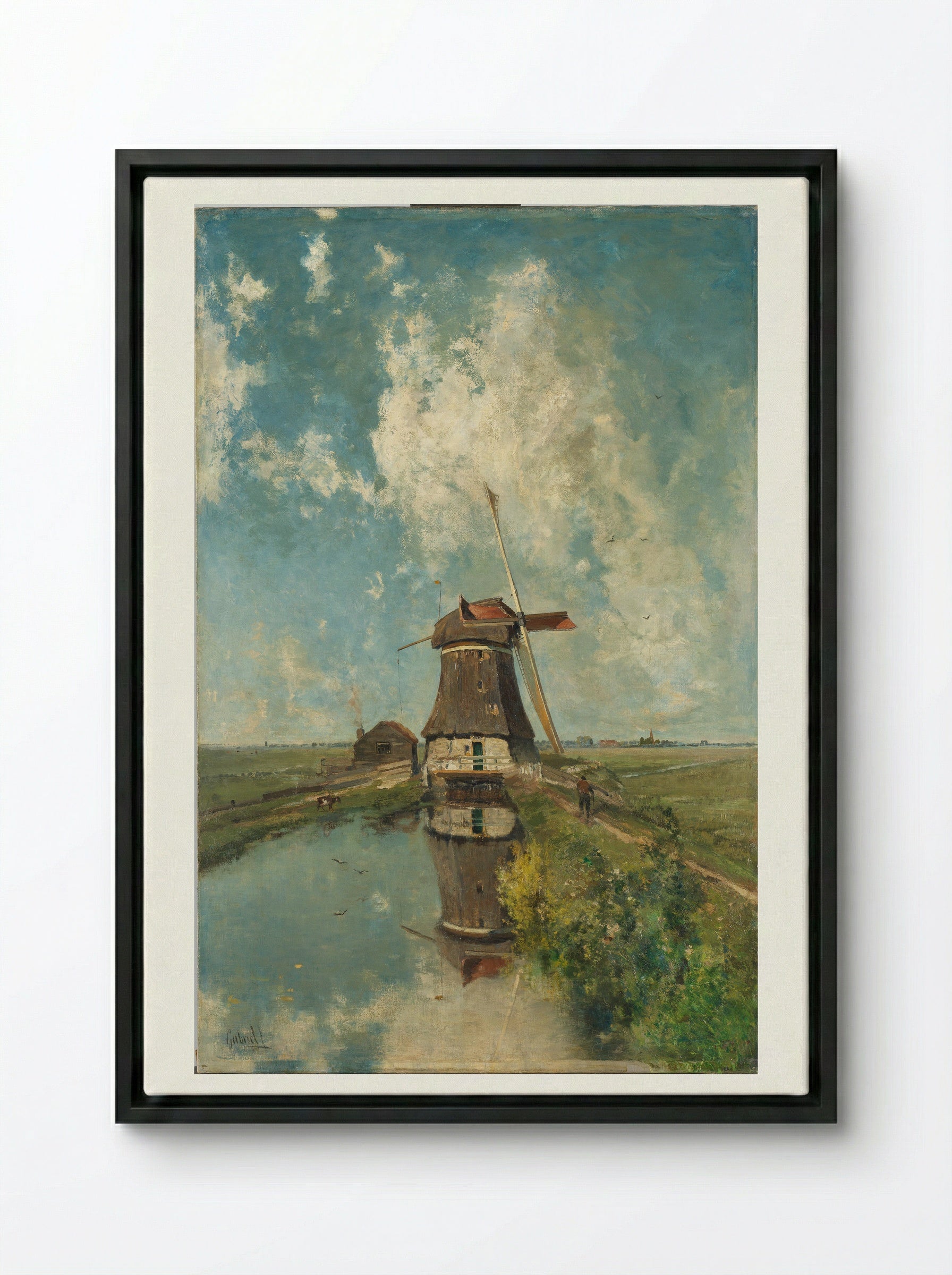 In the Month of July - Paul Joseph Constantin Gabriël - Framed Canvas Black
