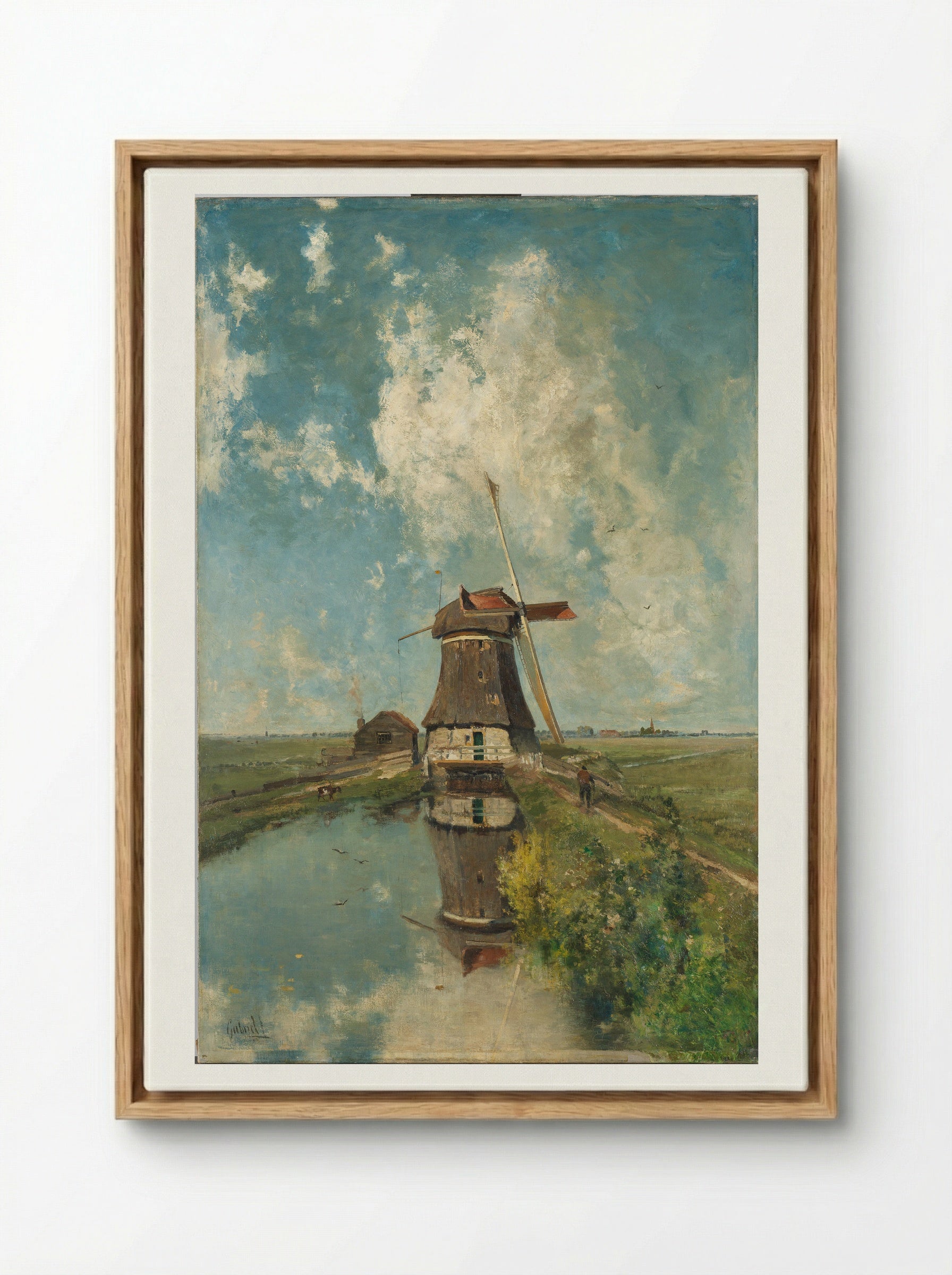 In the Month of July - Paul Joseph Constantin Gabriël - Framed Canvas Wood