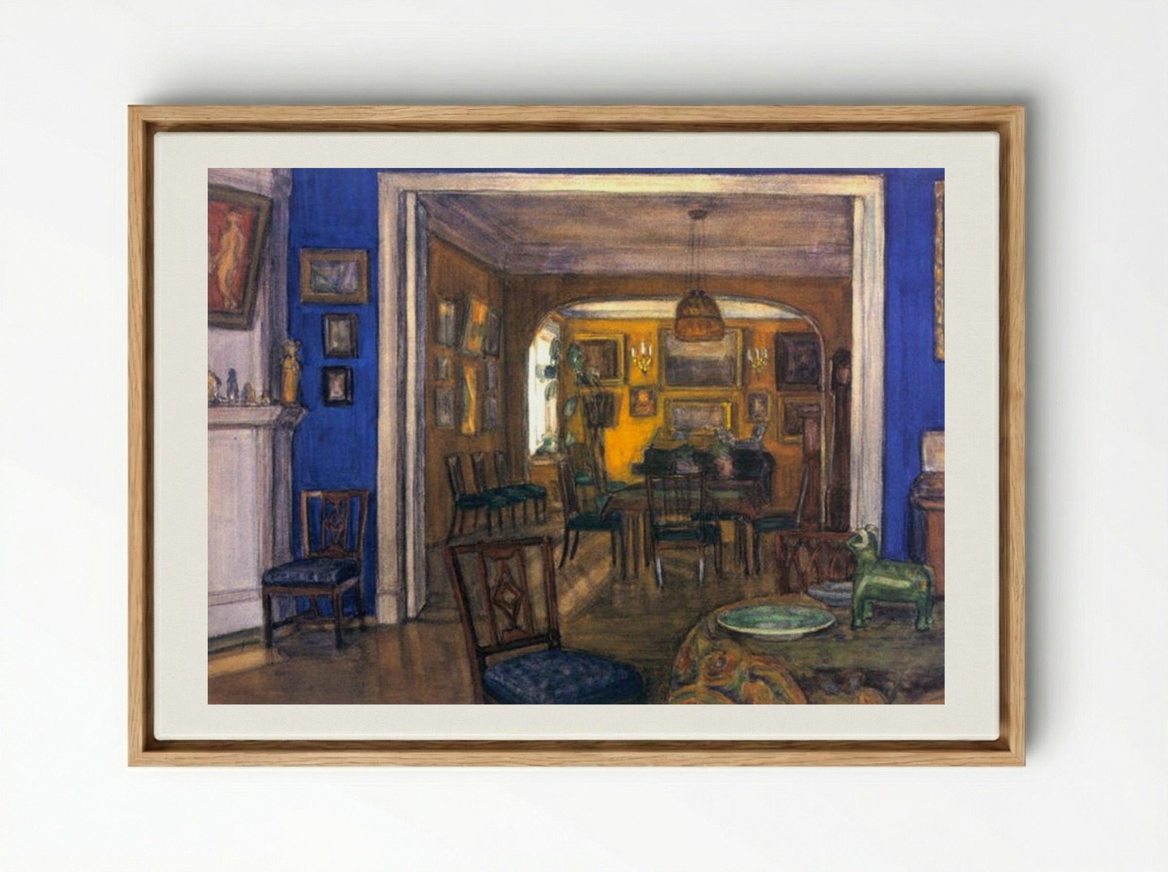 Interieur - Alexandre Benois - Framed Canvas Wood