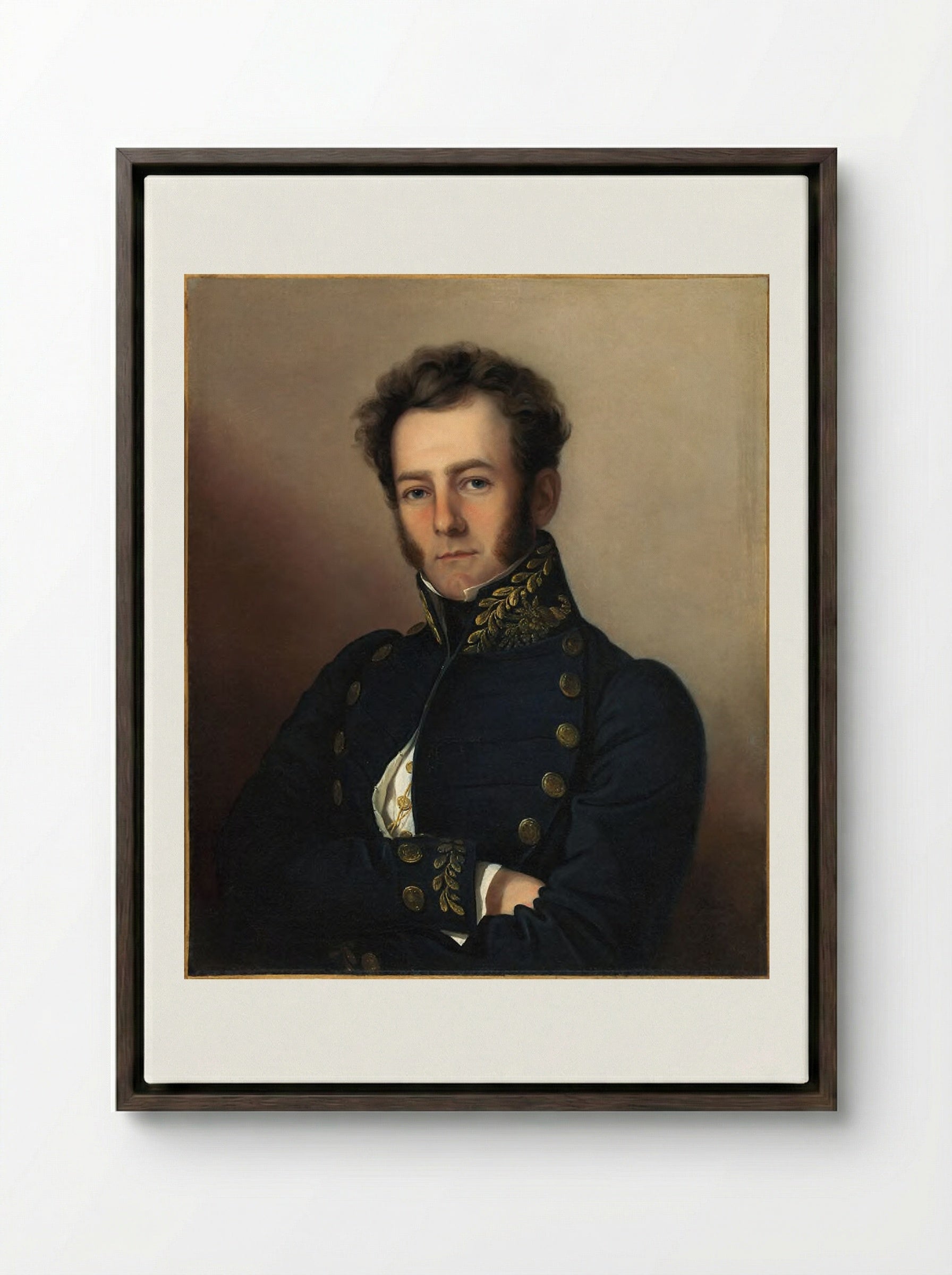 McKean Buchanan - Rembrandt Peale - Framed Canvas Dark Wood
