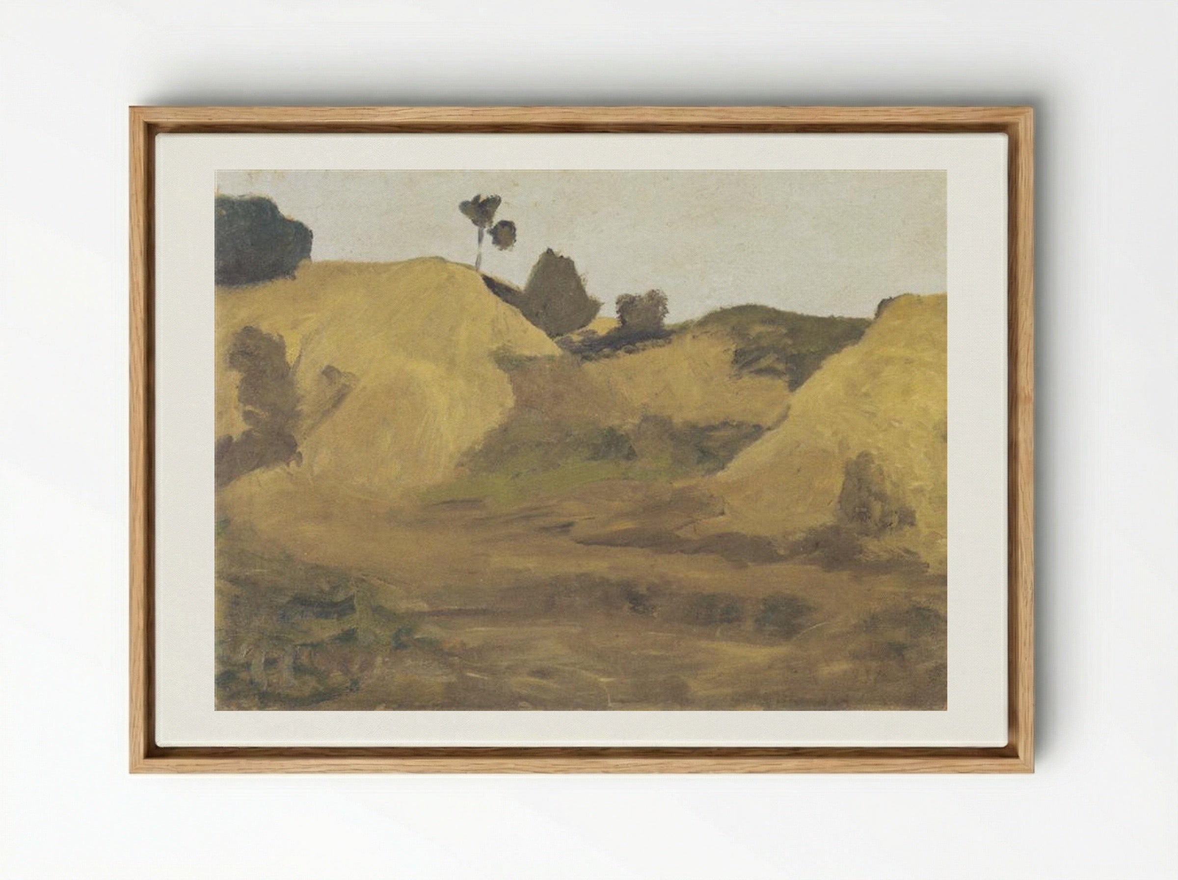 Sand pit at Weyersberg - Paula Modersohn-Becker - Framed Canvas Wood