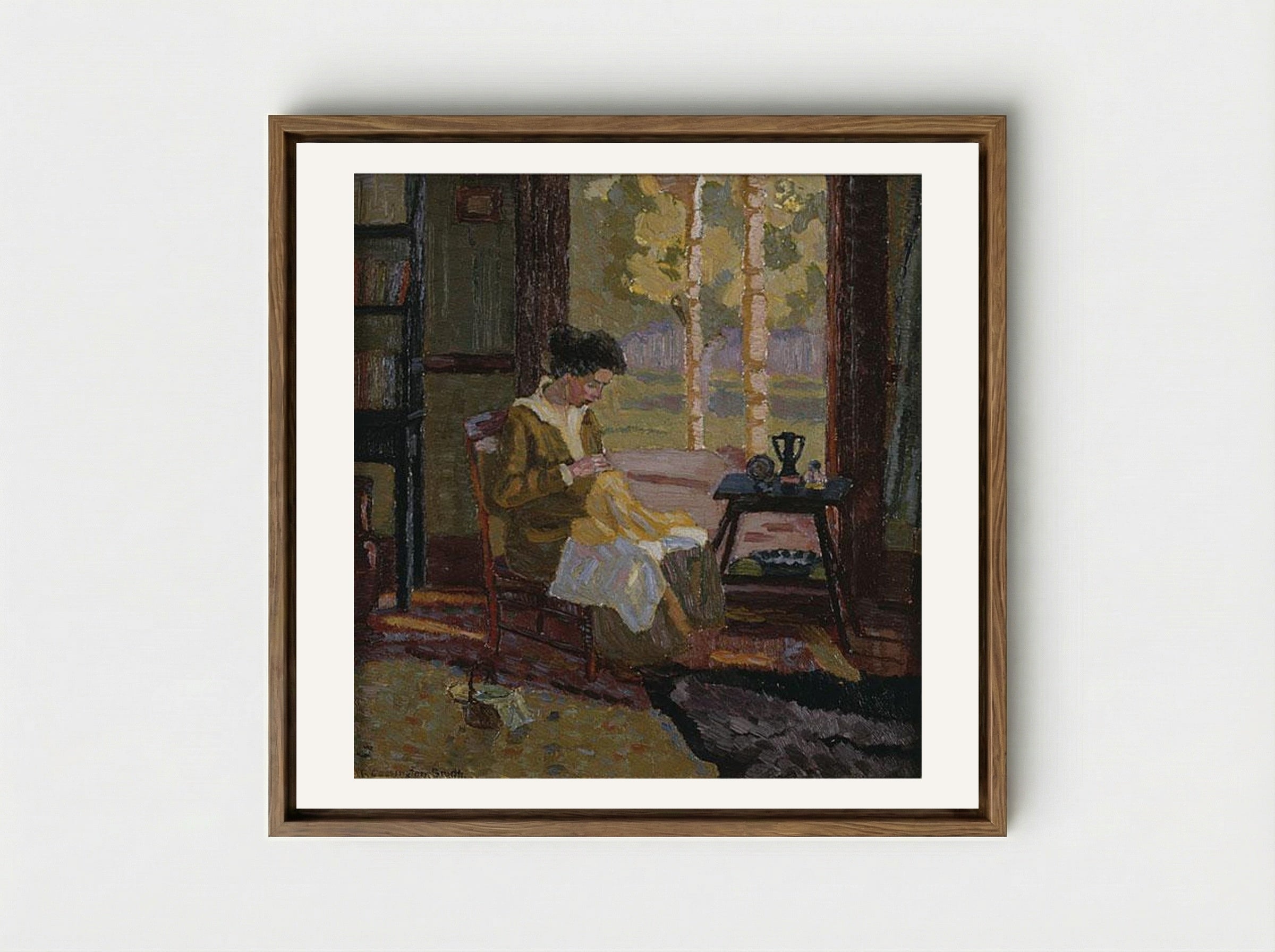 Open Window - Grace Cossington Smith - Framed Canvas Wood