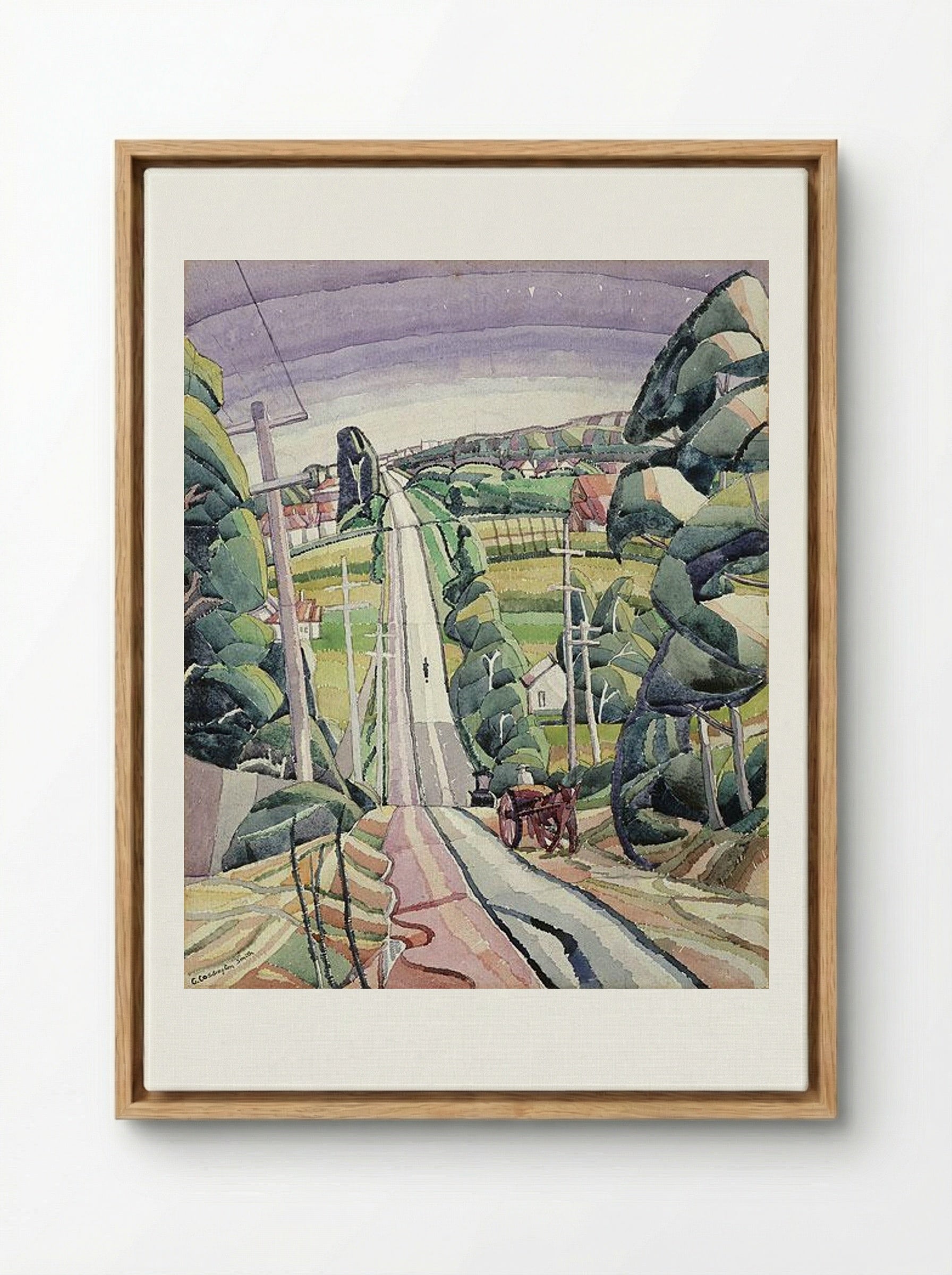 Eastern Road, Turramurra - Grace Cossington Smith - Framed Canvas Wood