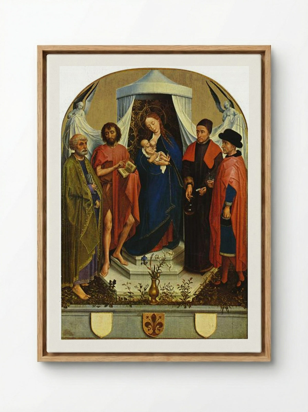 Medici Madonna - Rogier van der Weyden - Framed Canvas Wood