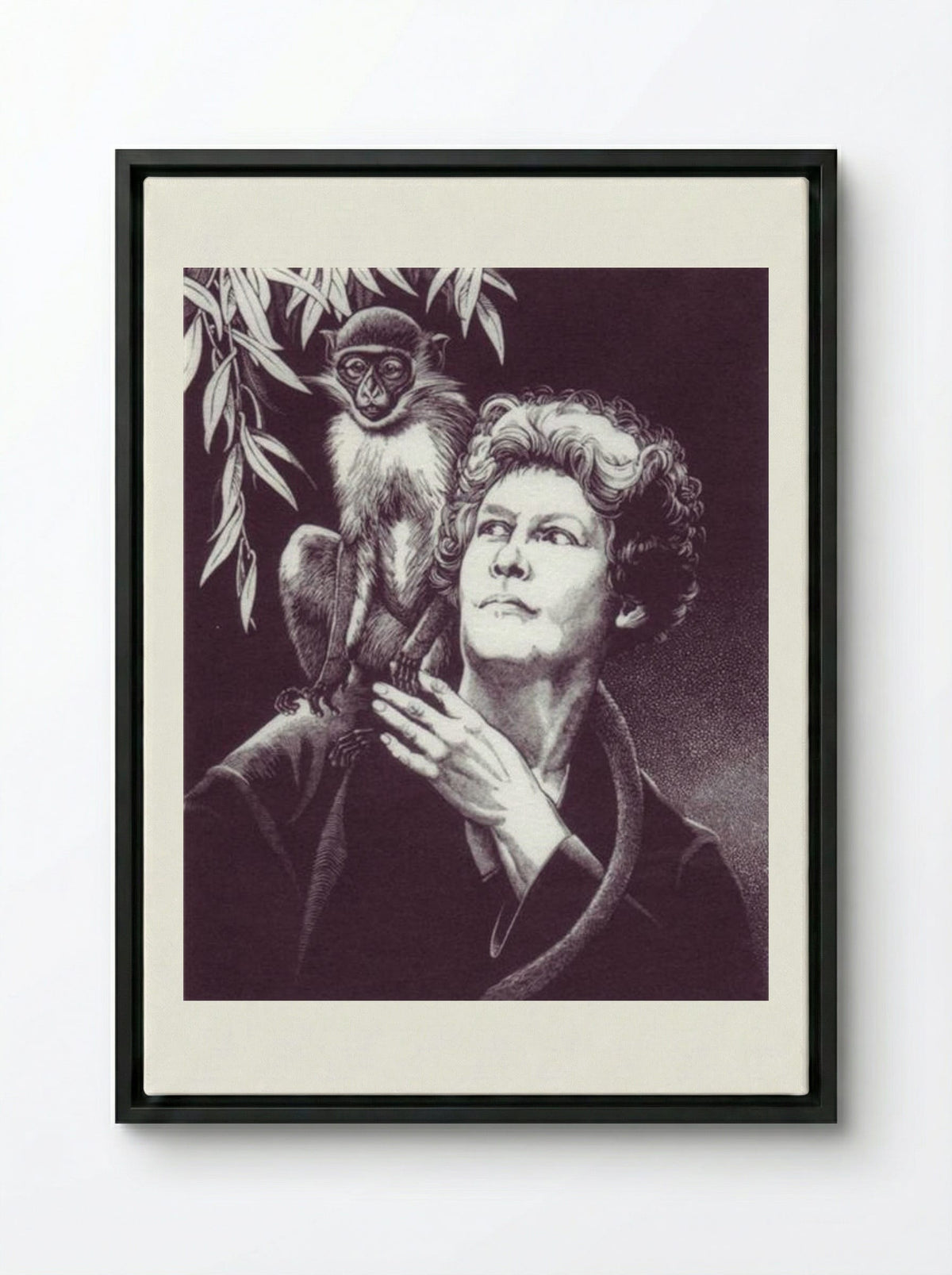 Jaspa and Me - Dorothy Lathrop - Framed Canvas Black
