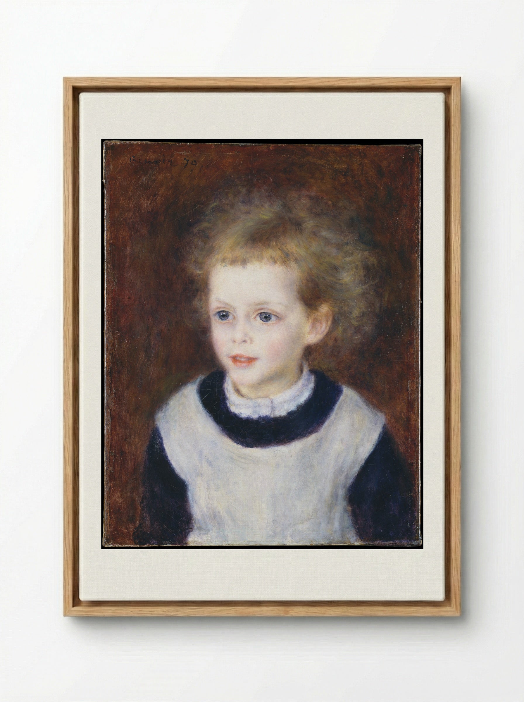 Marguerite-Thérèse (Margot) Berard - Auguste Renoir - Framed Canvas Wood