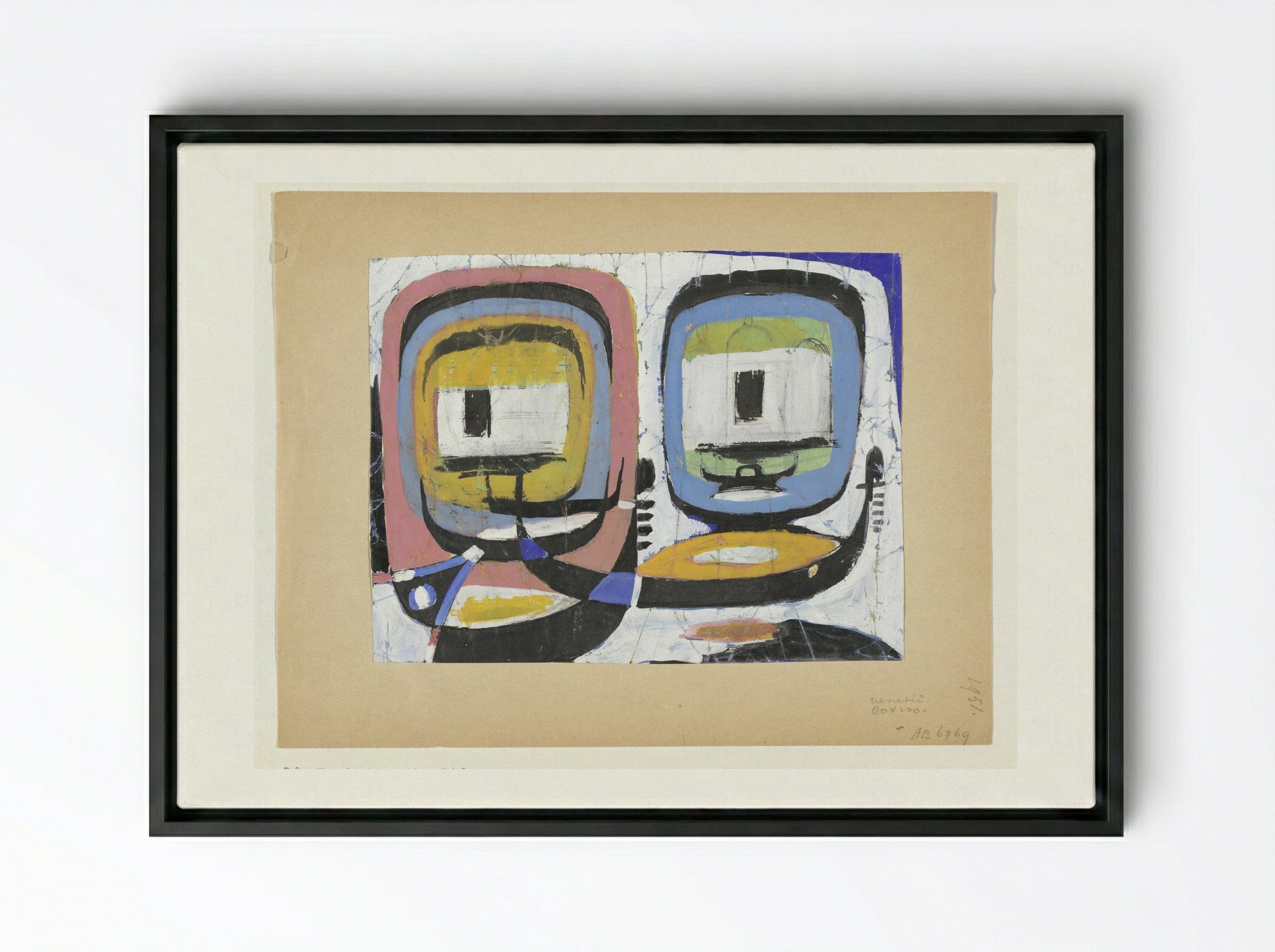 Venetië - Ger Gerrits - Framed Canvas Black