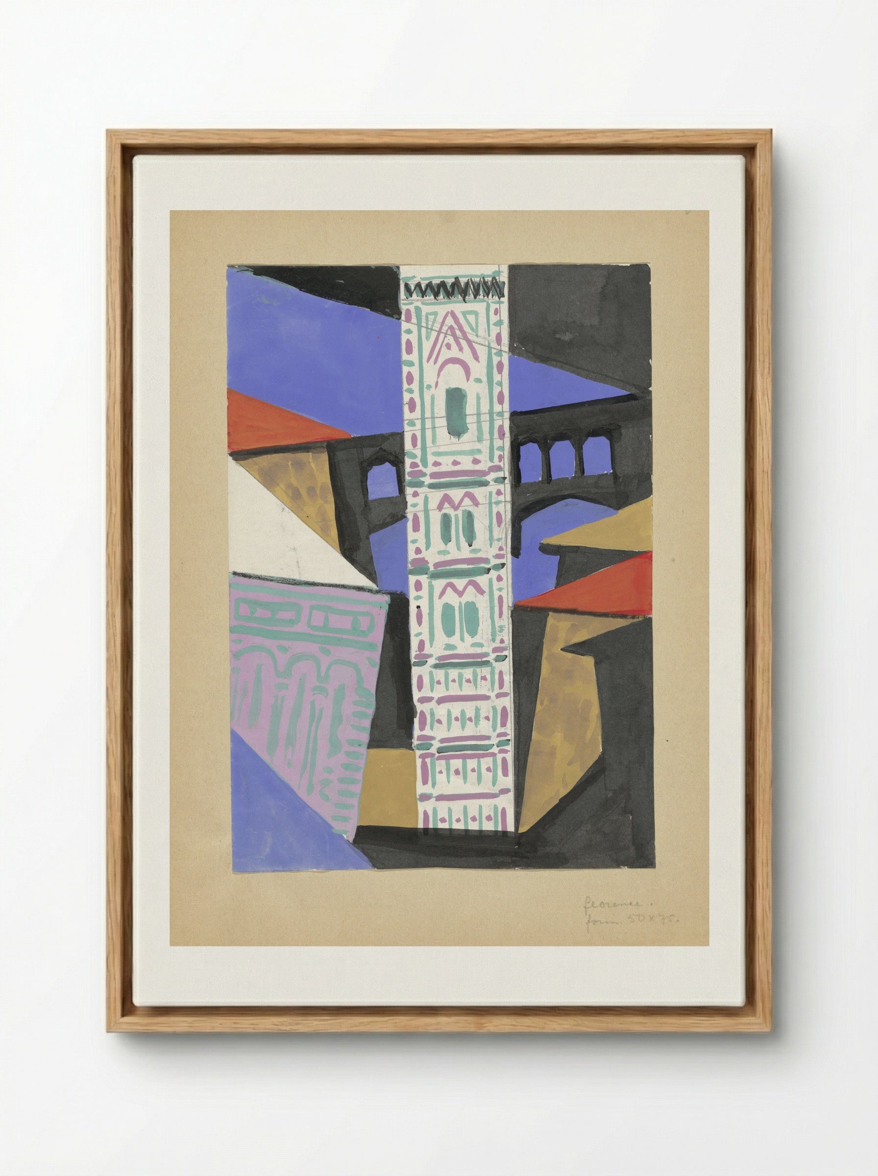 Florence - Ger Gerrits - Framed Canvas Wood