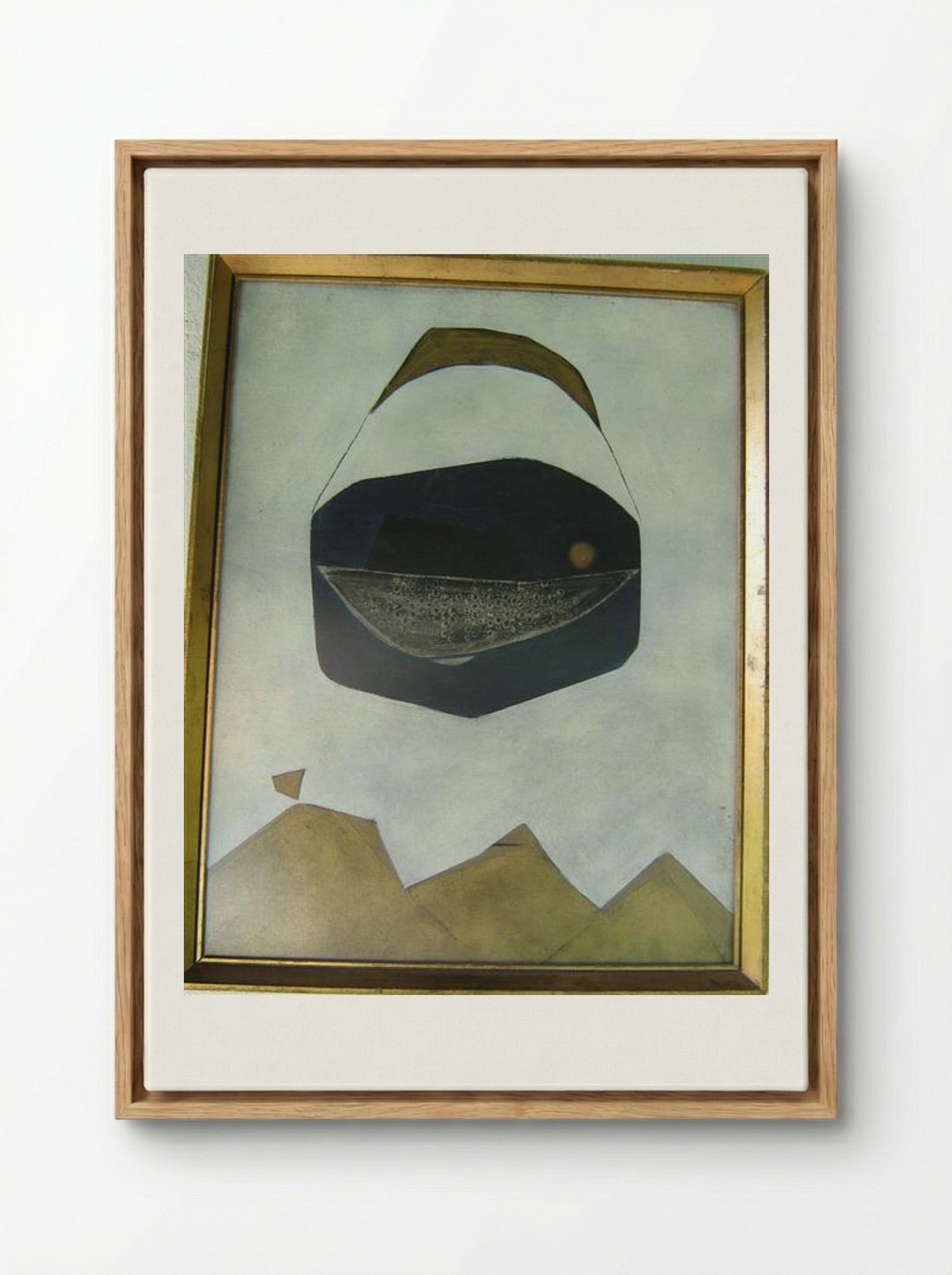 Jonas and the Whale - Endre Bálint - Framed Canvas Wood