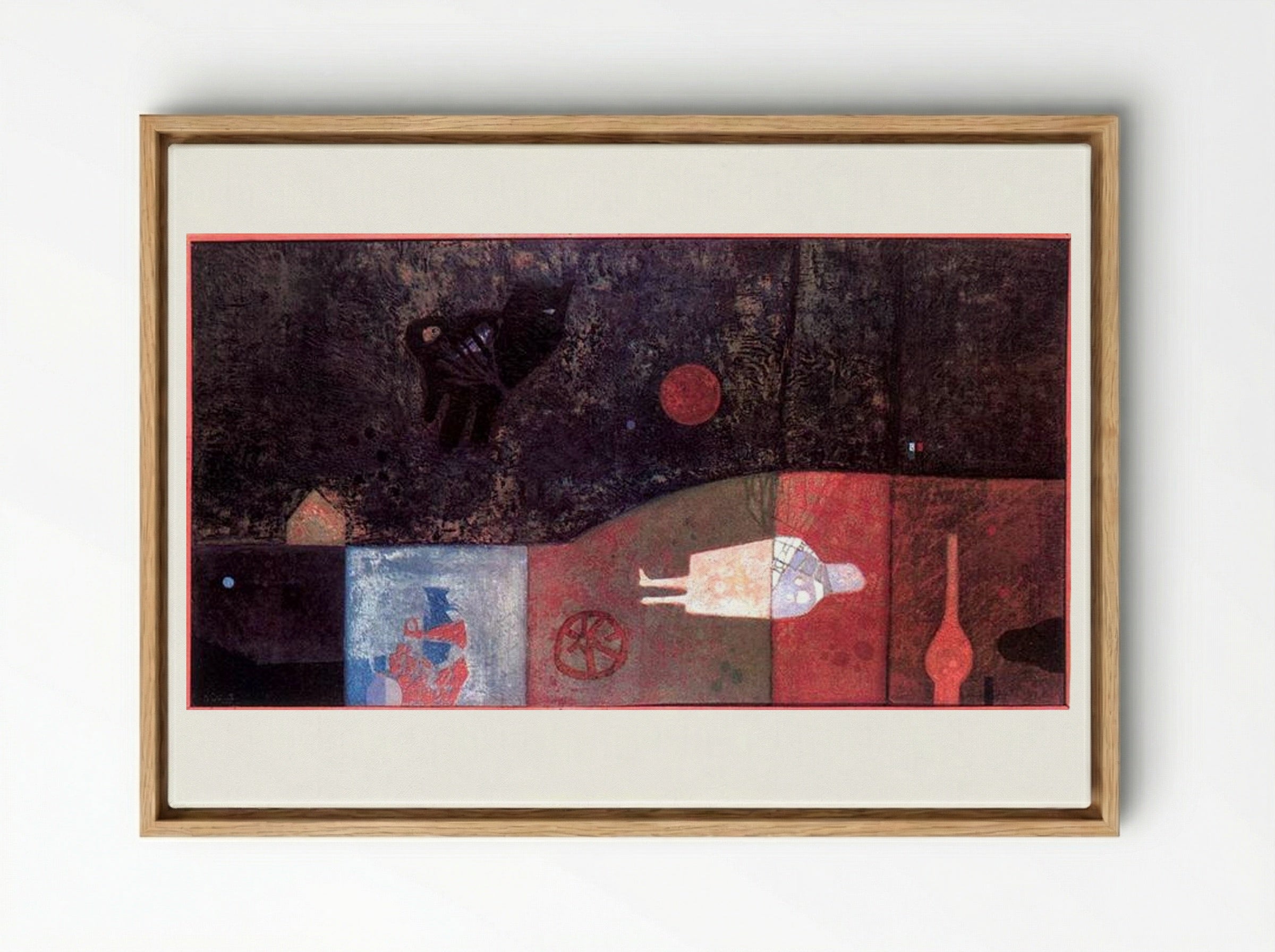 Homesickness - Endre Bálint - Framed Canvas Wood