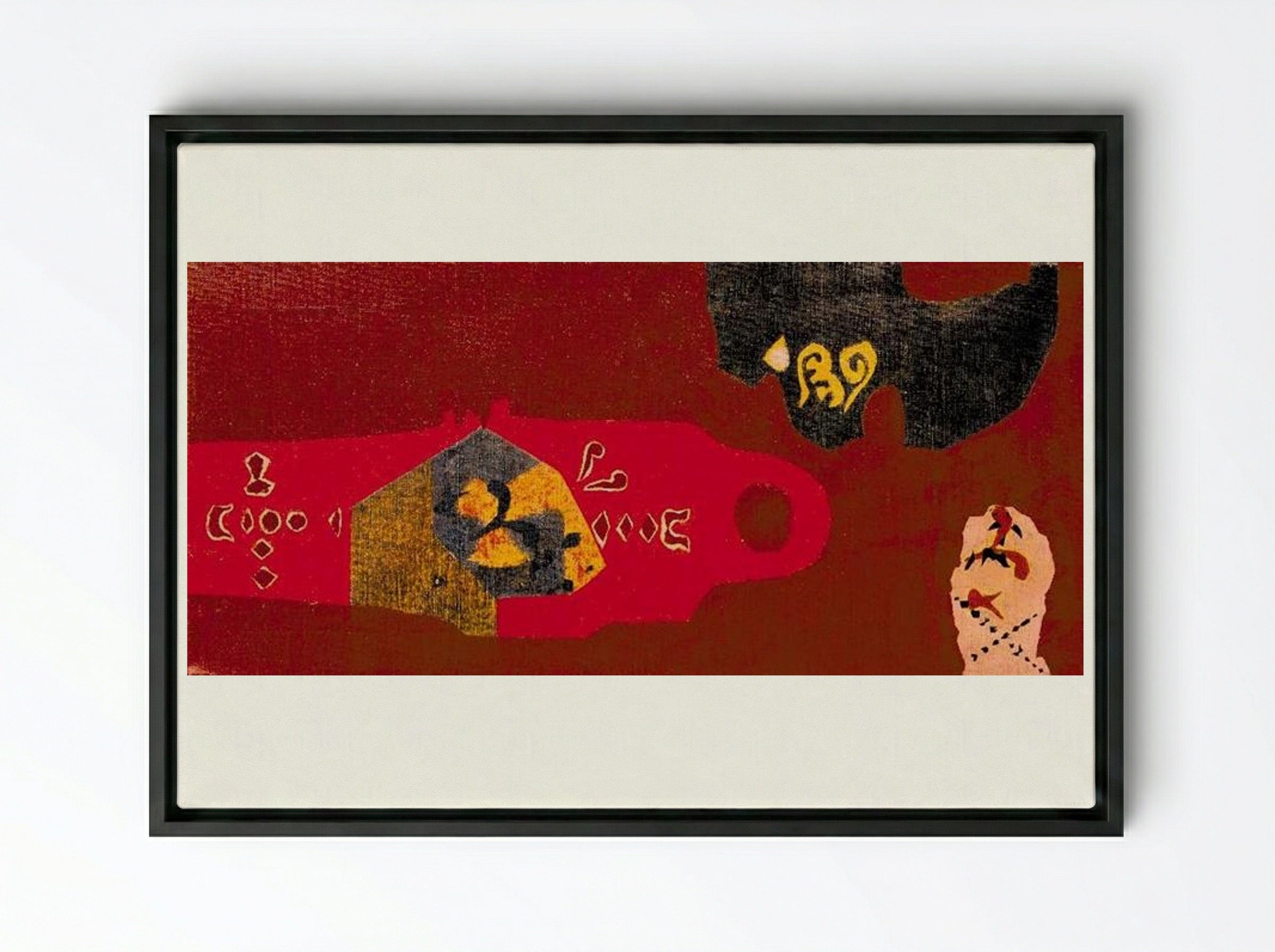 The Birth of Prometheus - Endre Bálint - Framed Canvas Black