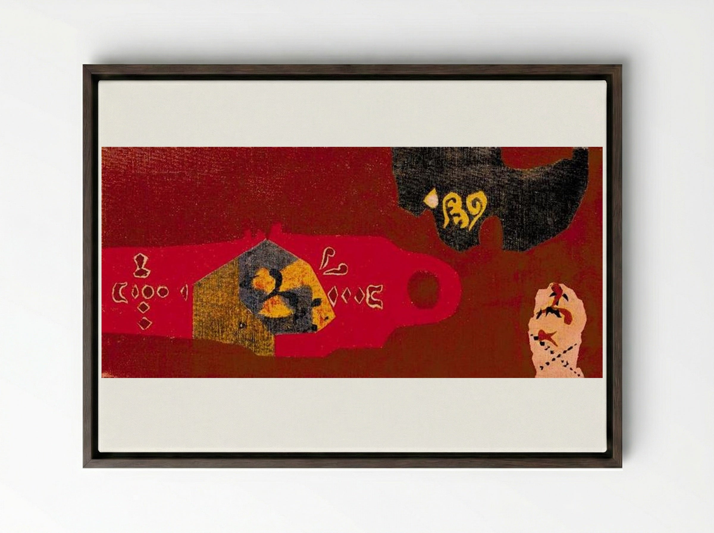 The Birth of Prometheus - Endre Bálint - Framed Canvas Dark Wood