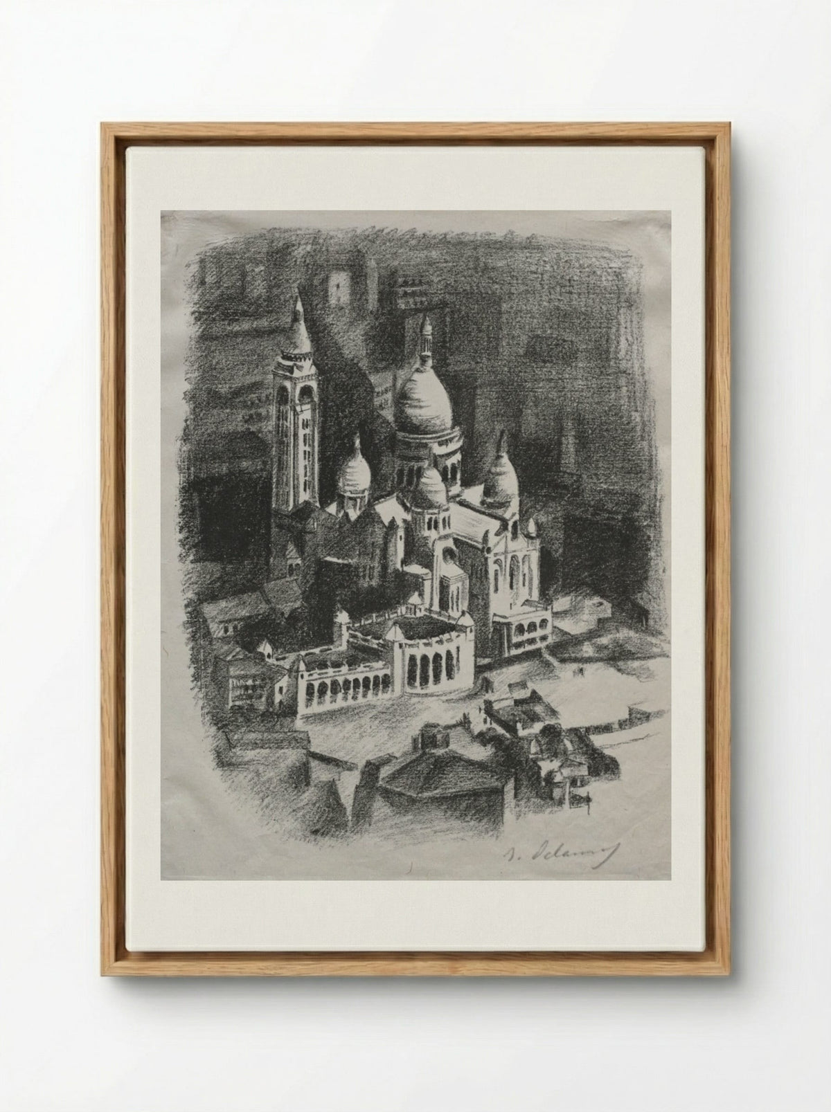 Allo Paris: Frontispiece - Robert Delaunay - Framed Canvas Wood