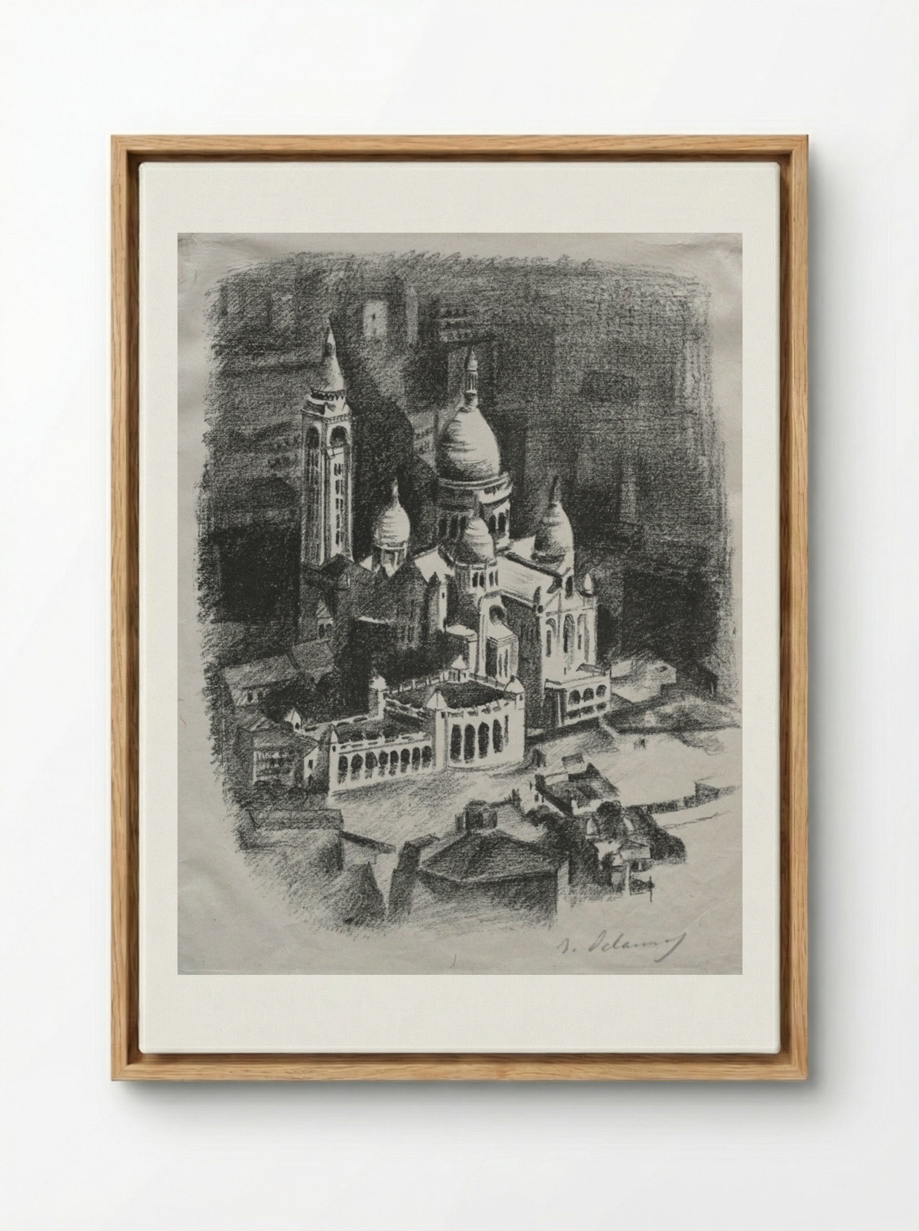 Allo Paris: Frontispiece - Robert Delaunay - Framed Canvas Wood