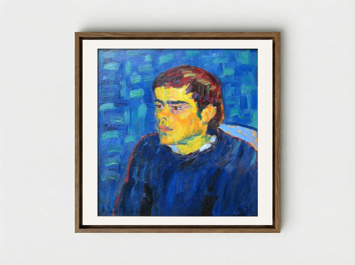 The Hunchback - Alexej von Jawlensky - Framed Canvas Wood