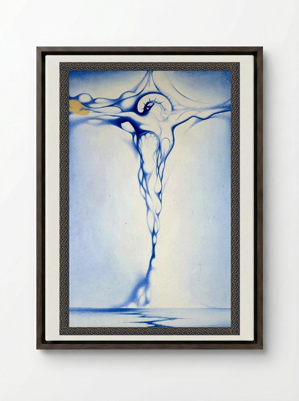 Atomic Explosion - Konstantin Vasilyev - Framed Canvas Dark Wood