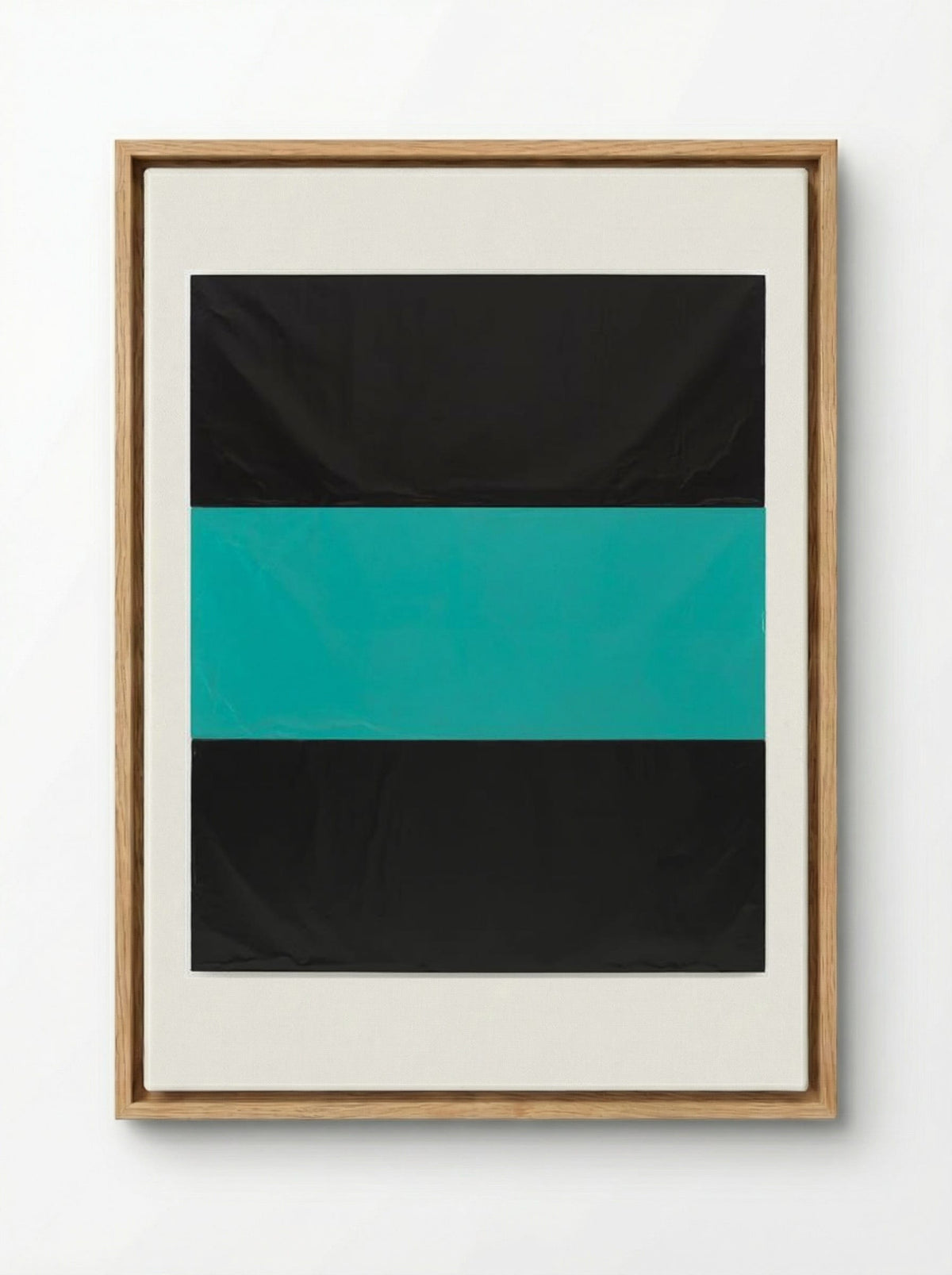 Untitled (Abstract Grid) - Günther Förg - Framed Canvas Wood