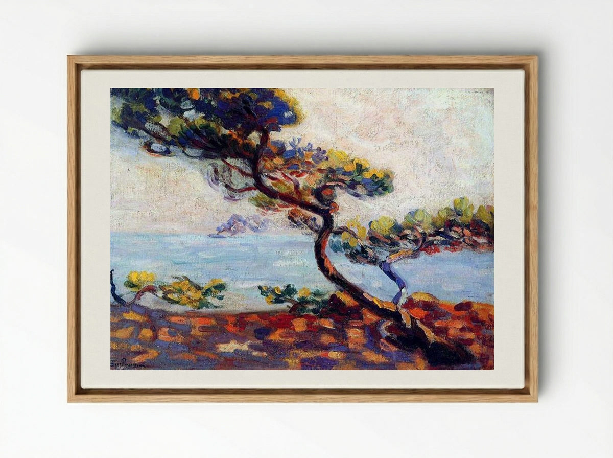 Dans le Midi - Armand Guillaumin - Framed Canvas Wood