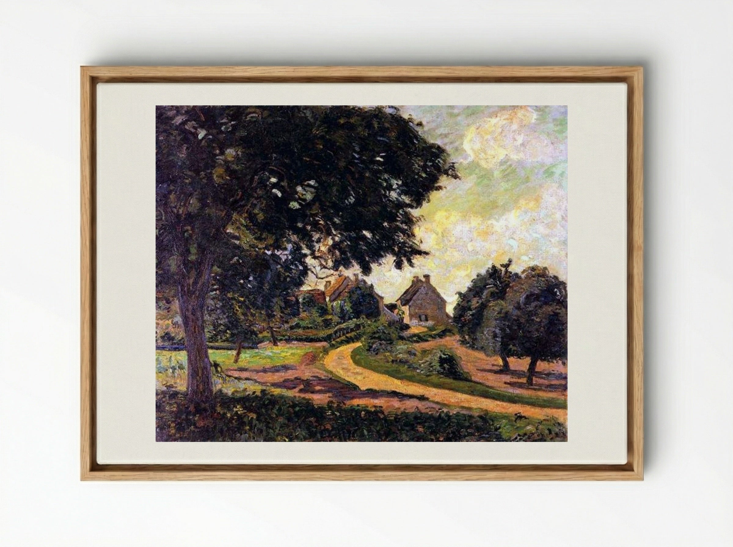 Après la pluie - Armand Guillaumin - Framed Canvas Wood