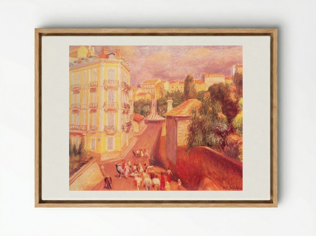Fête de Suquet - William James Glackens - Framed Canvas Wood