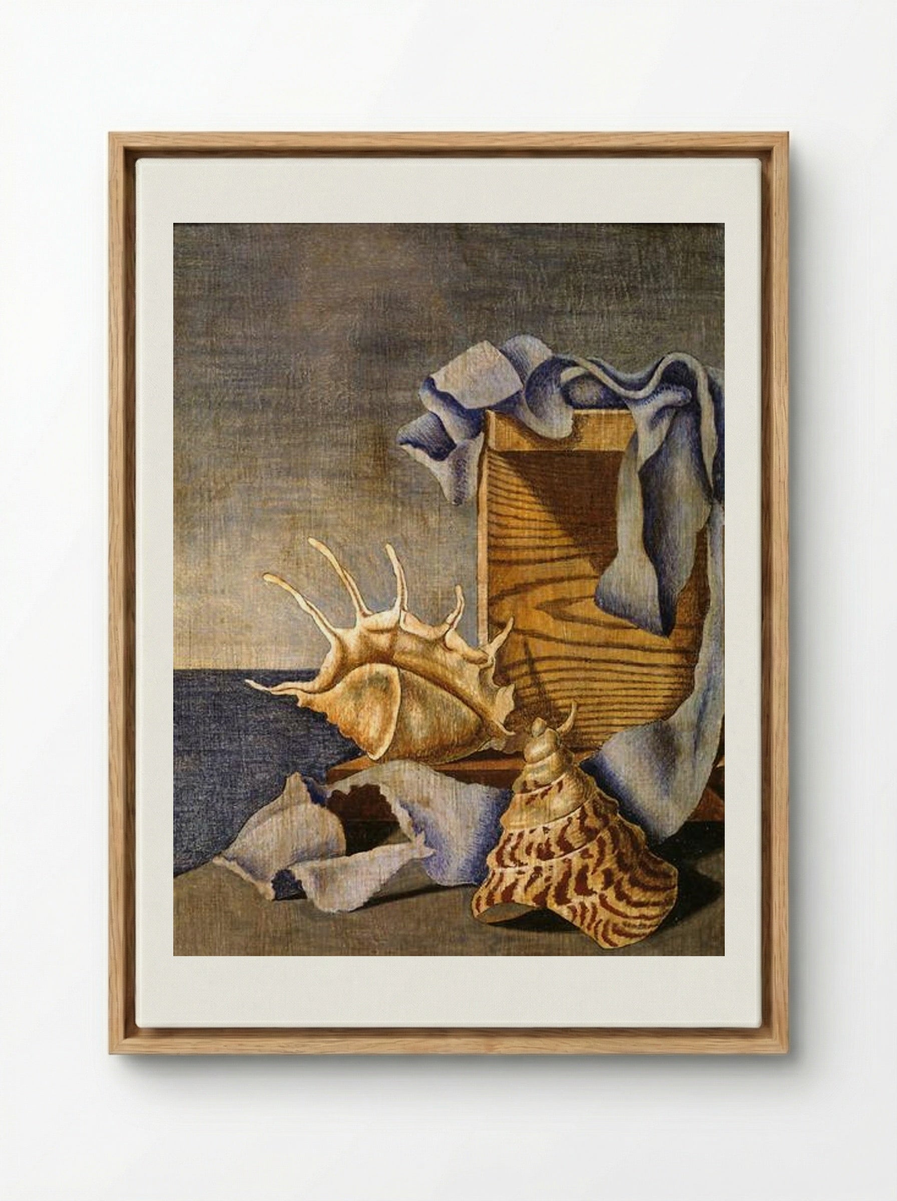 Still Life - Edward Wadsworth - Framed Canvas Wood