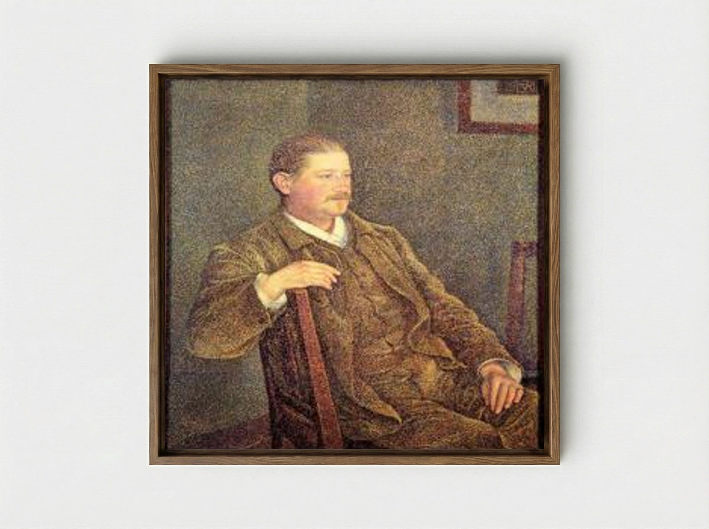 Five Minutes Late - Auguste Toulmouche - Framed Canvas Wood