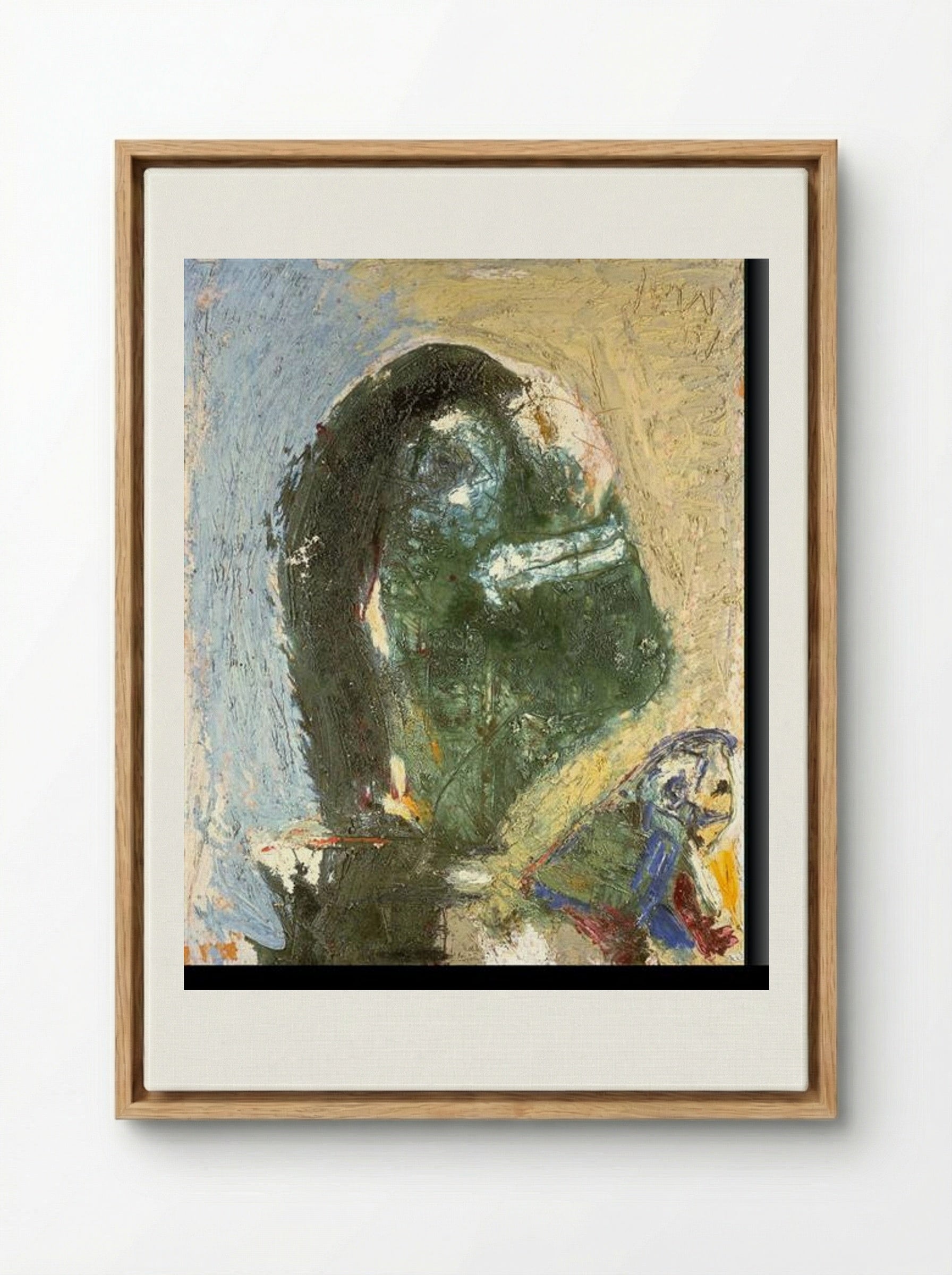 The Timid Proud One - Asger Jorn - Framed Canvas Wood
