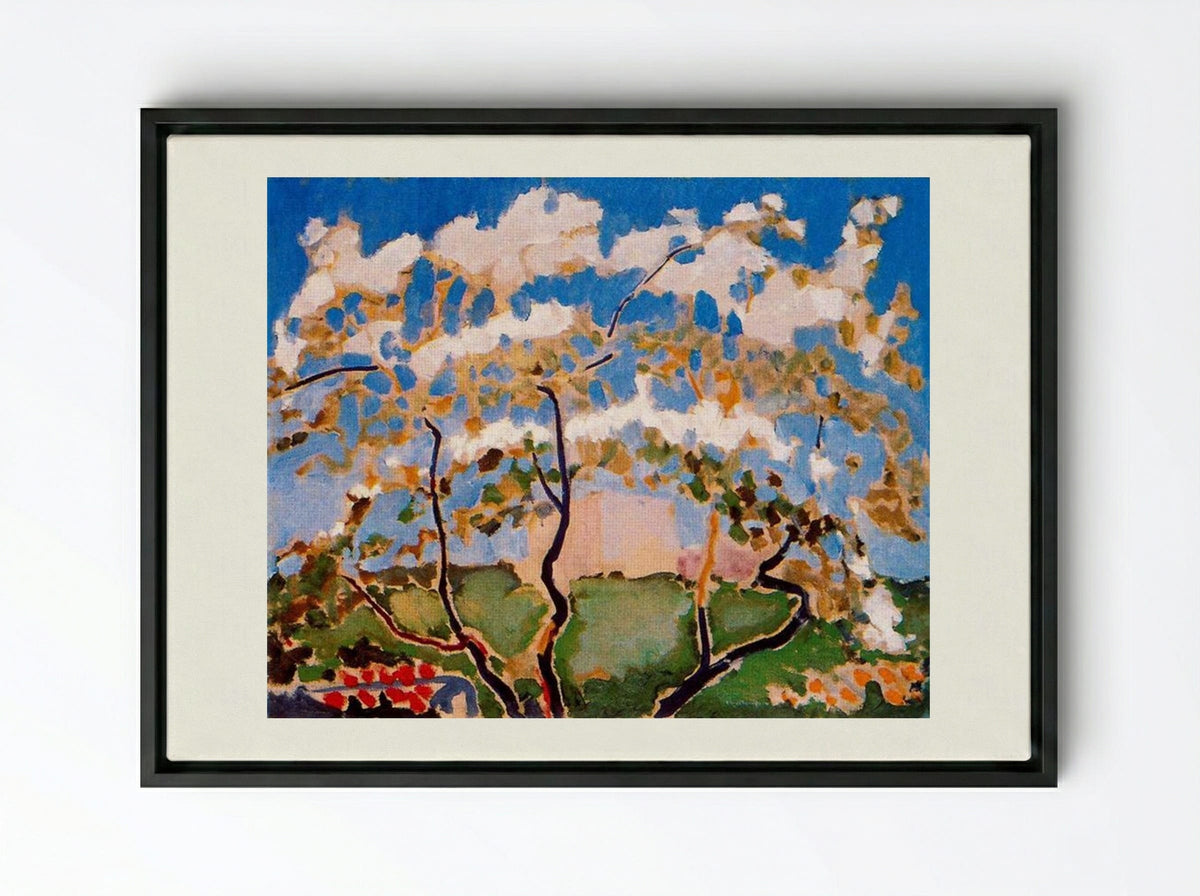 Spring - Kees van Dongen - Framed Canvas Black