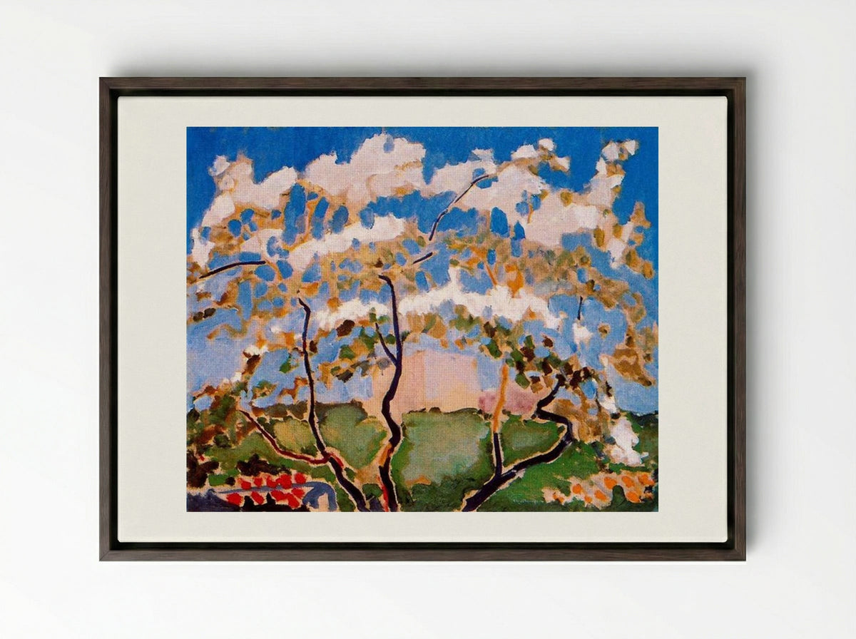Spring - Kees van Dongen - Framed Canvas Dark Wood