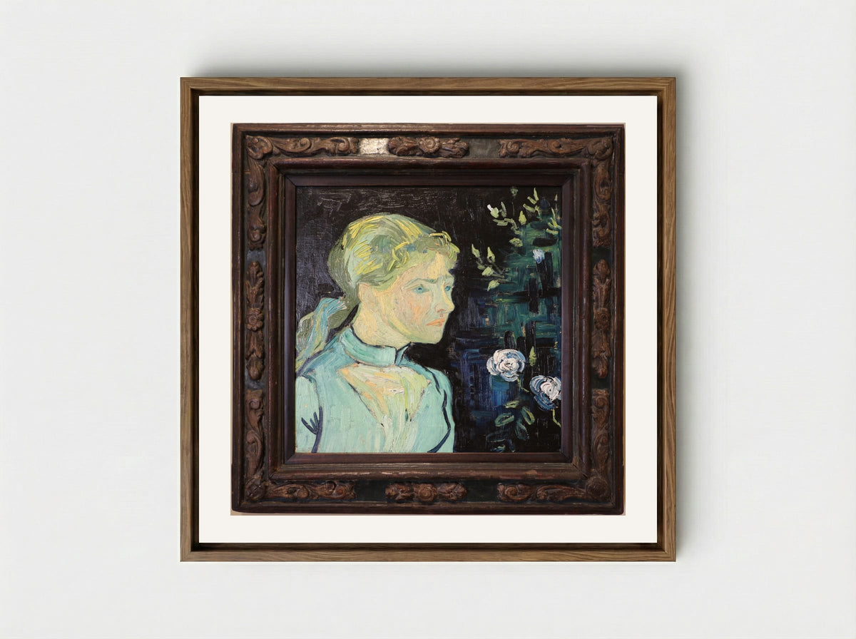 Adeline Ravoux - Vincent van Gogh - Framed Canvas Wood