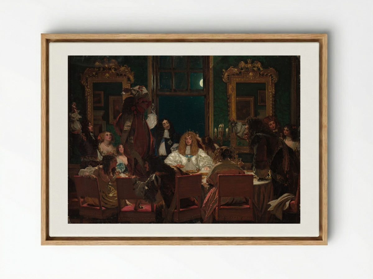 The Life of Buckingham - Augustus Leopold Egg - Framed Canvas Wood