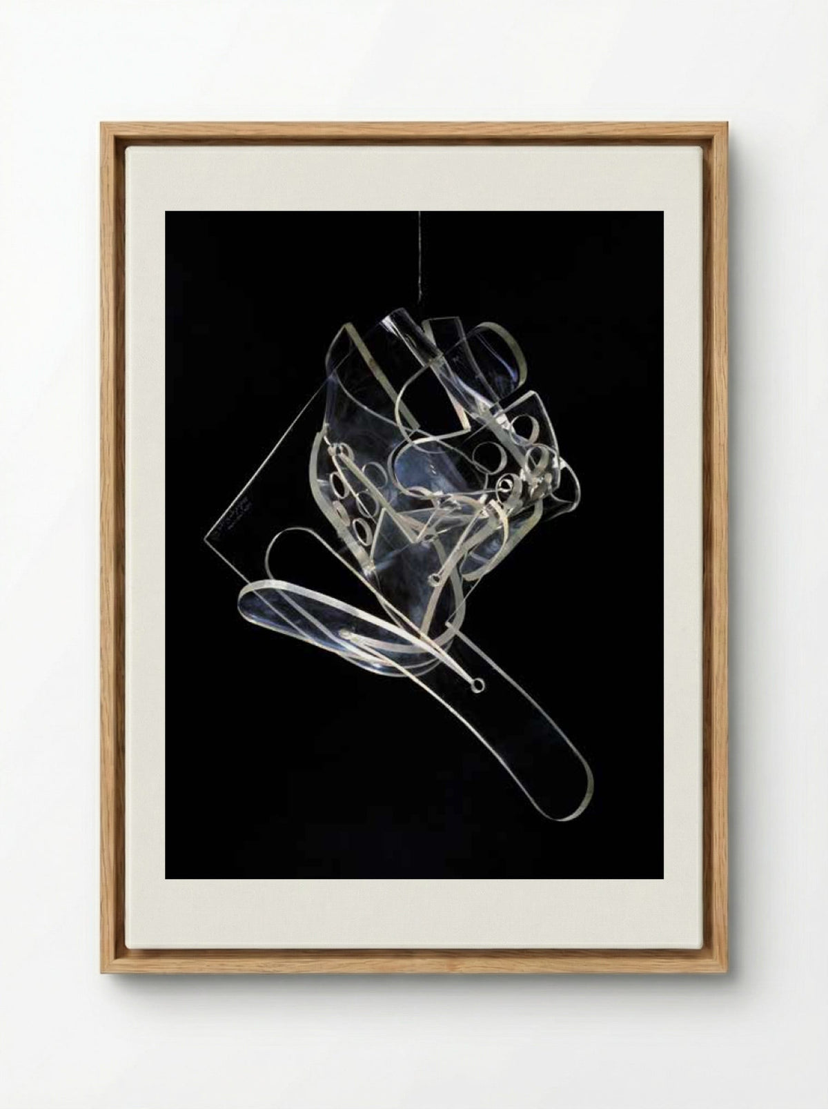 Leda and the Swan - László Moholy-Nagy - Framed Canvas Wood