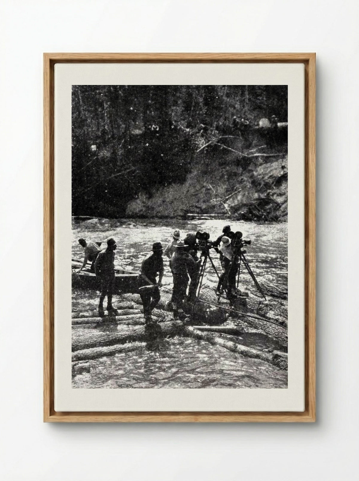 A Knockout - George Bellows - Framed Canvas Wood