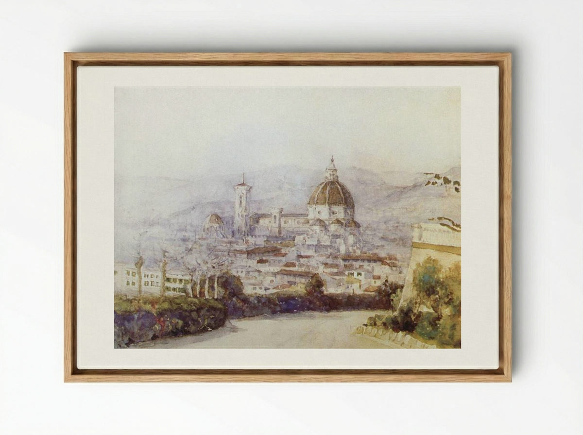 Florence - Vasily Surikov - Framed Canvas Wood
